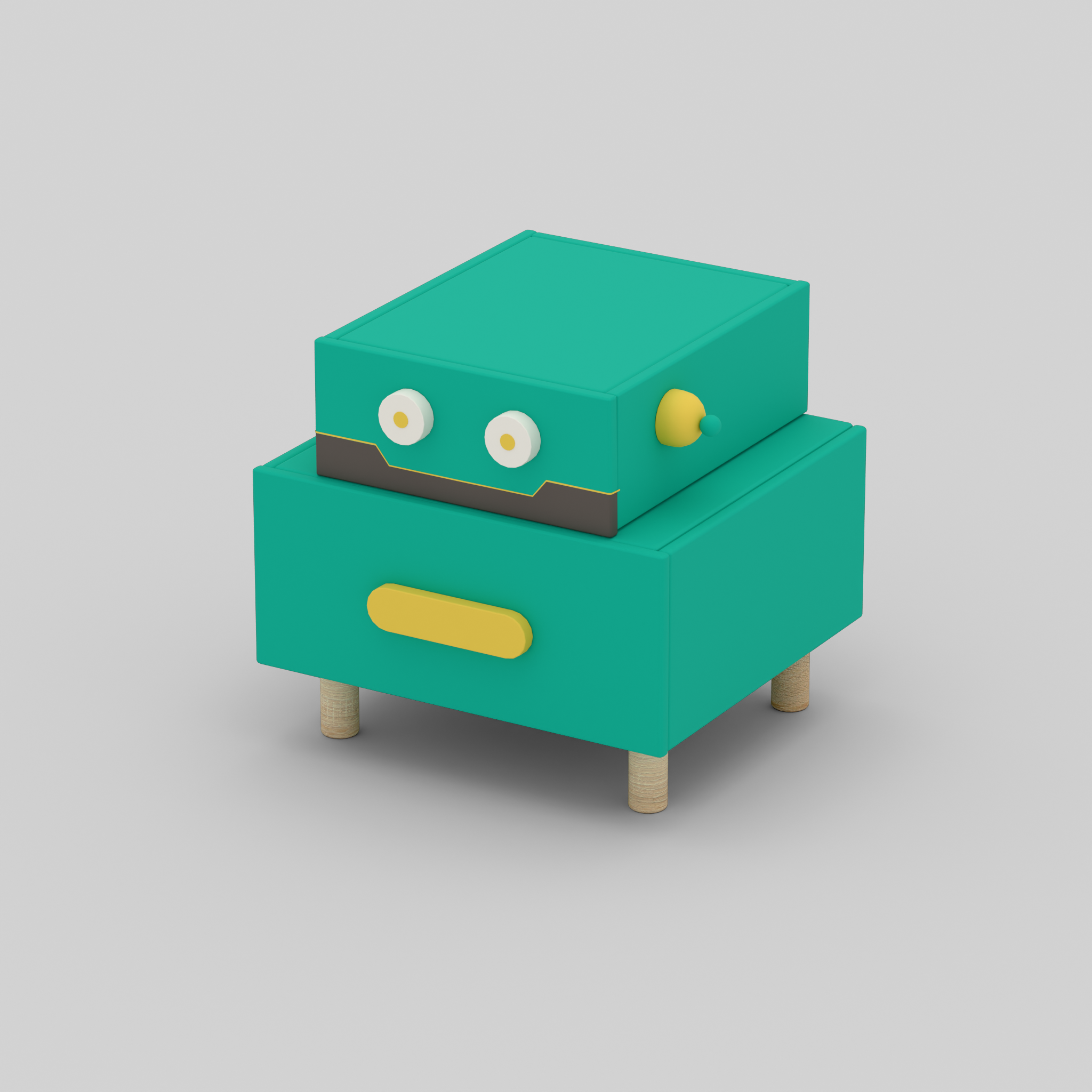 RoboBuddy Bedside Table with Storage