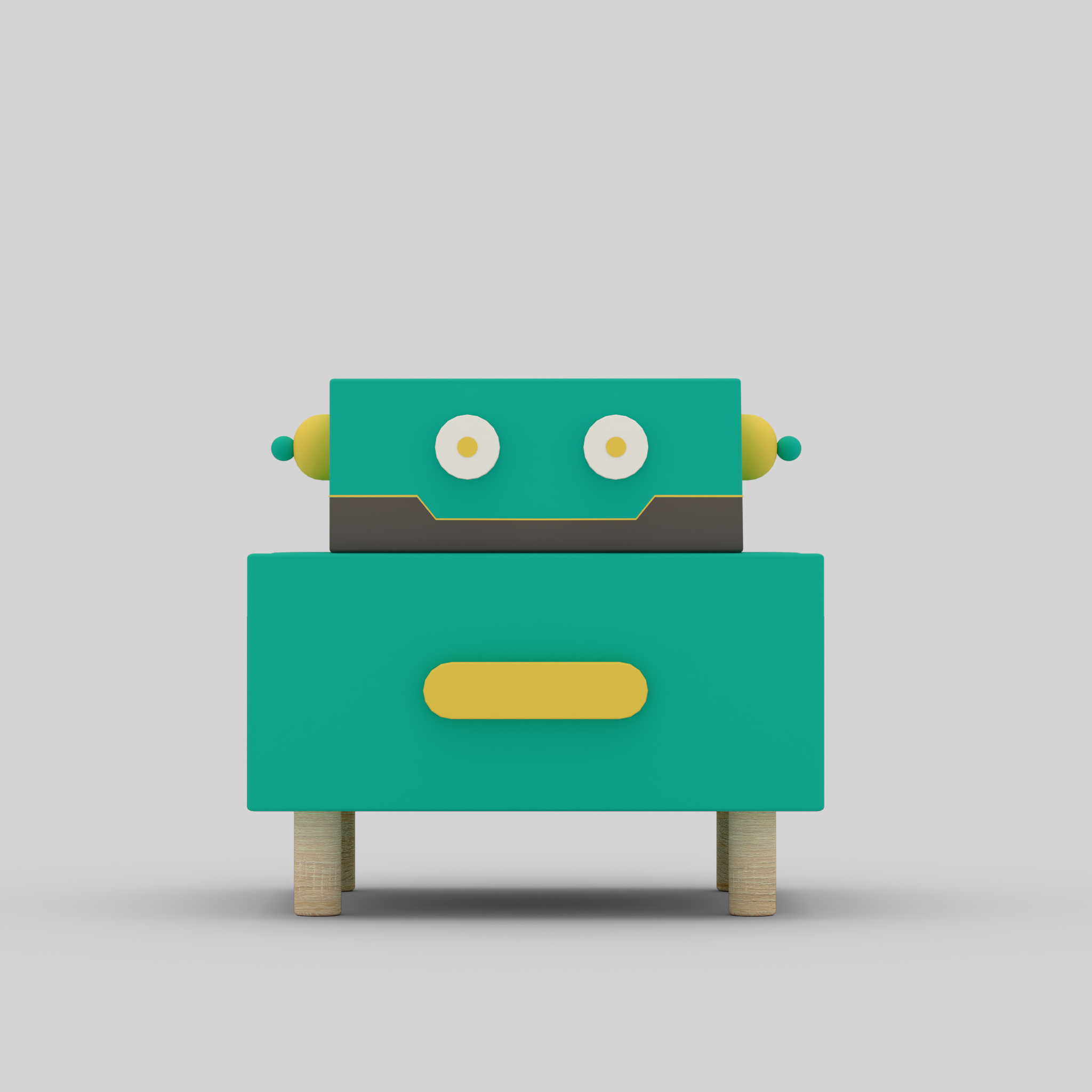 RoboBuddy Bedside Table with Storage