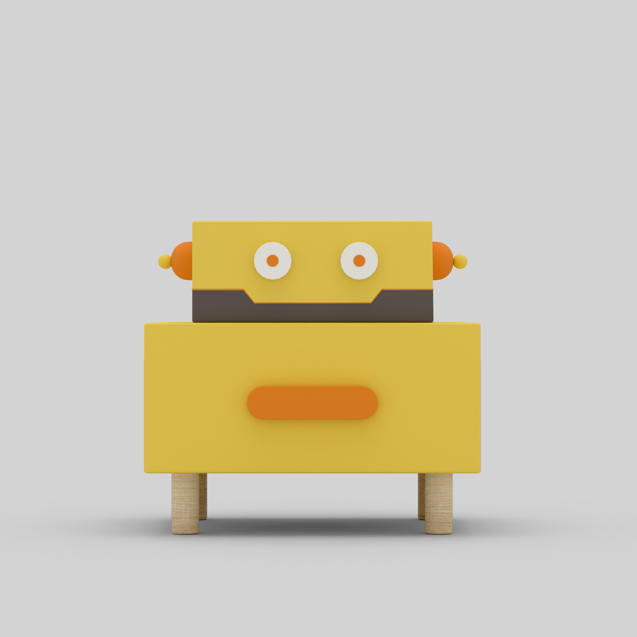 RoboBuddy Bedside Table with Storage