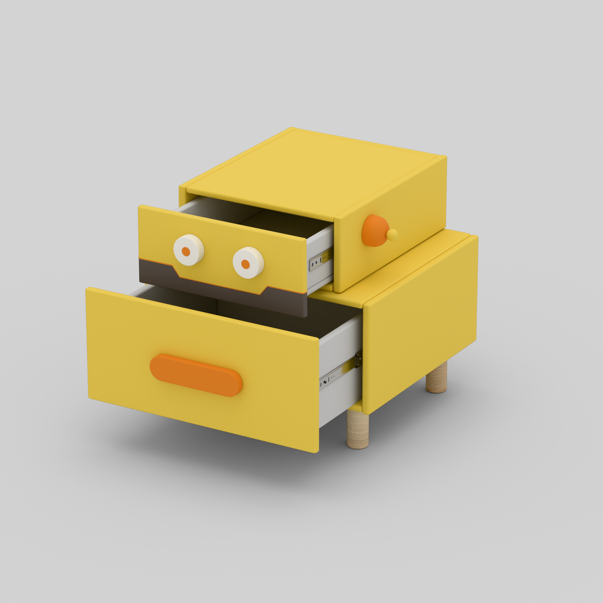 RoboBuddy Bedside Table with Storage