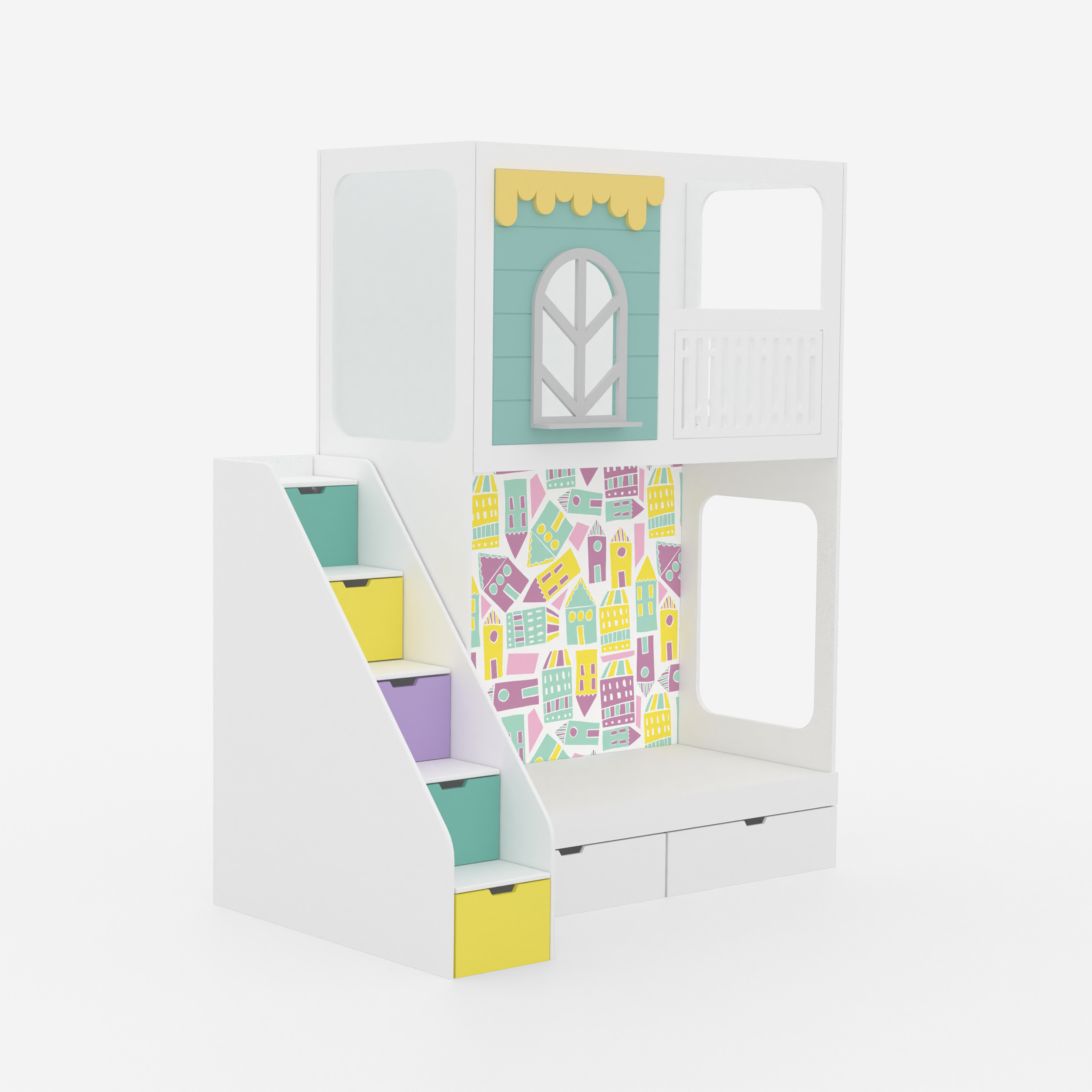 The Nook & Nudge Bunk Bed