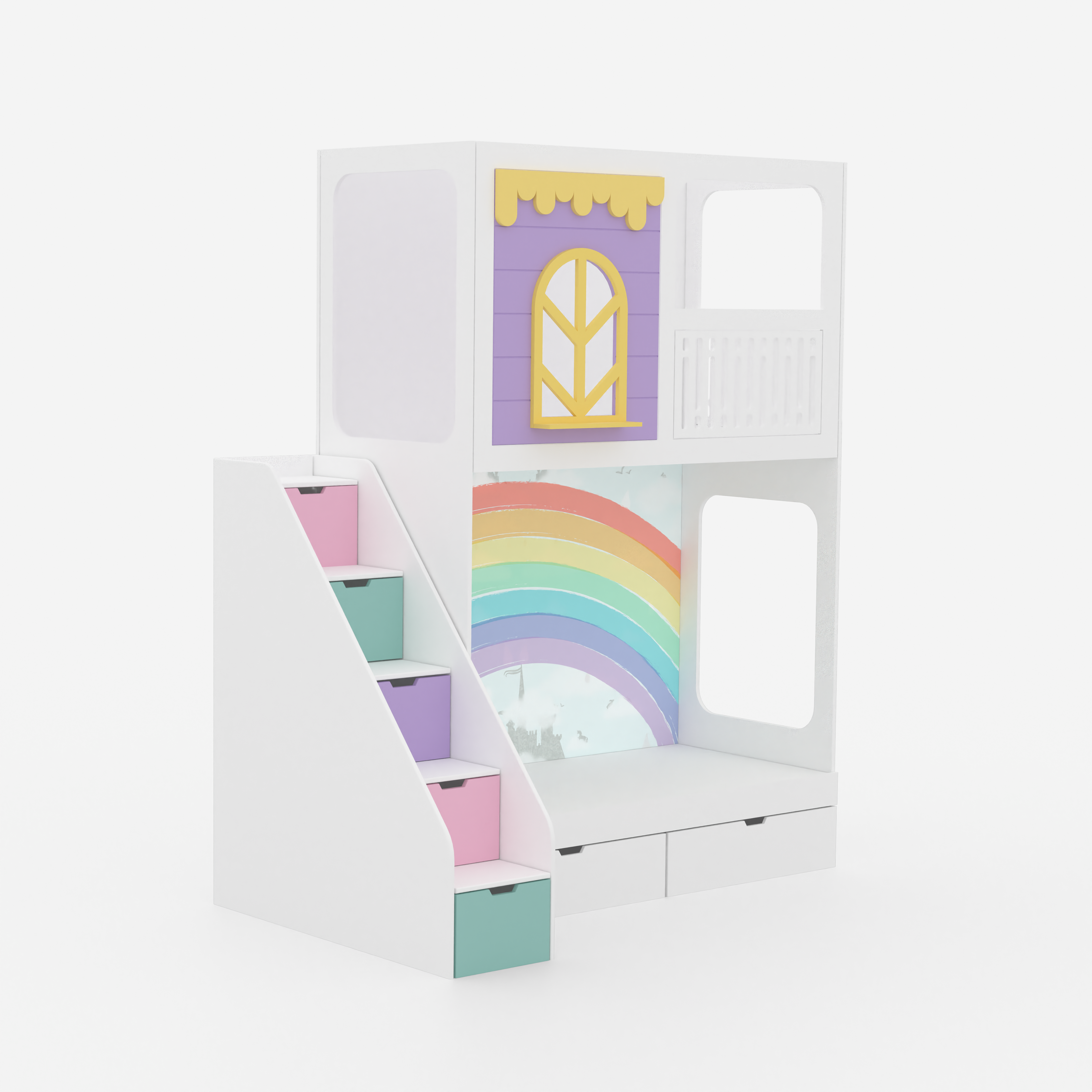 The Nook & Nudge Bunk Bed