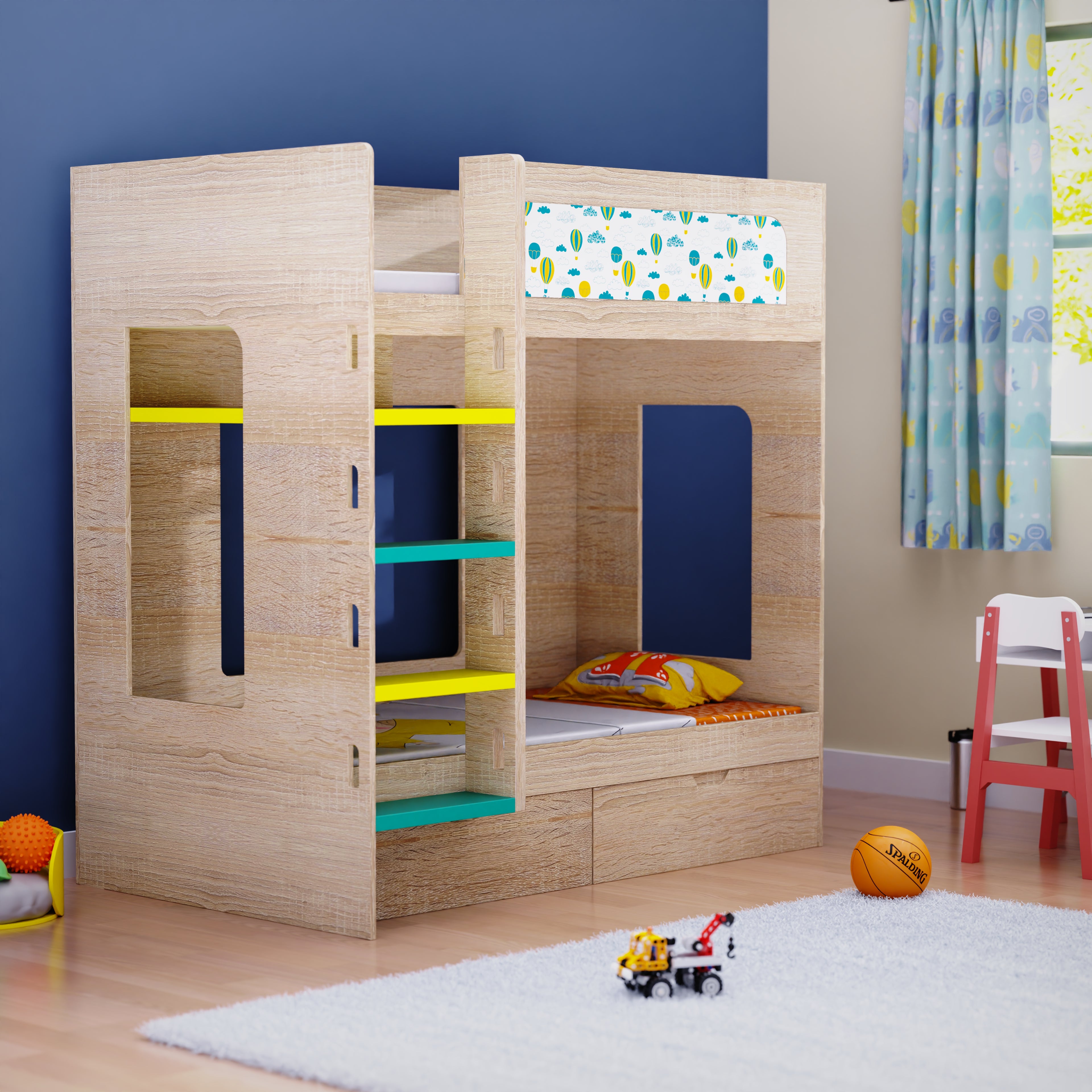 Caravan Bunk Bed With Storage – Boingg!