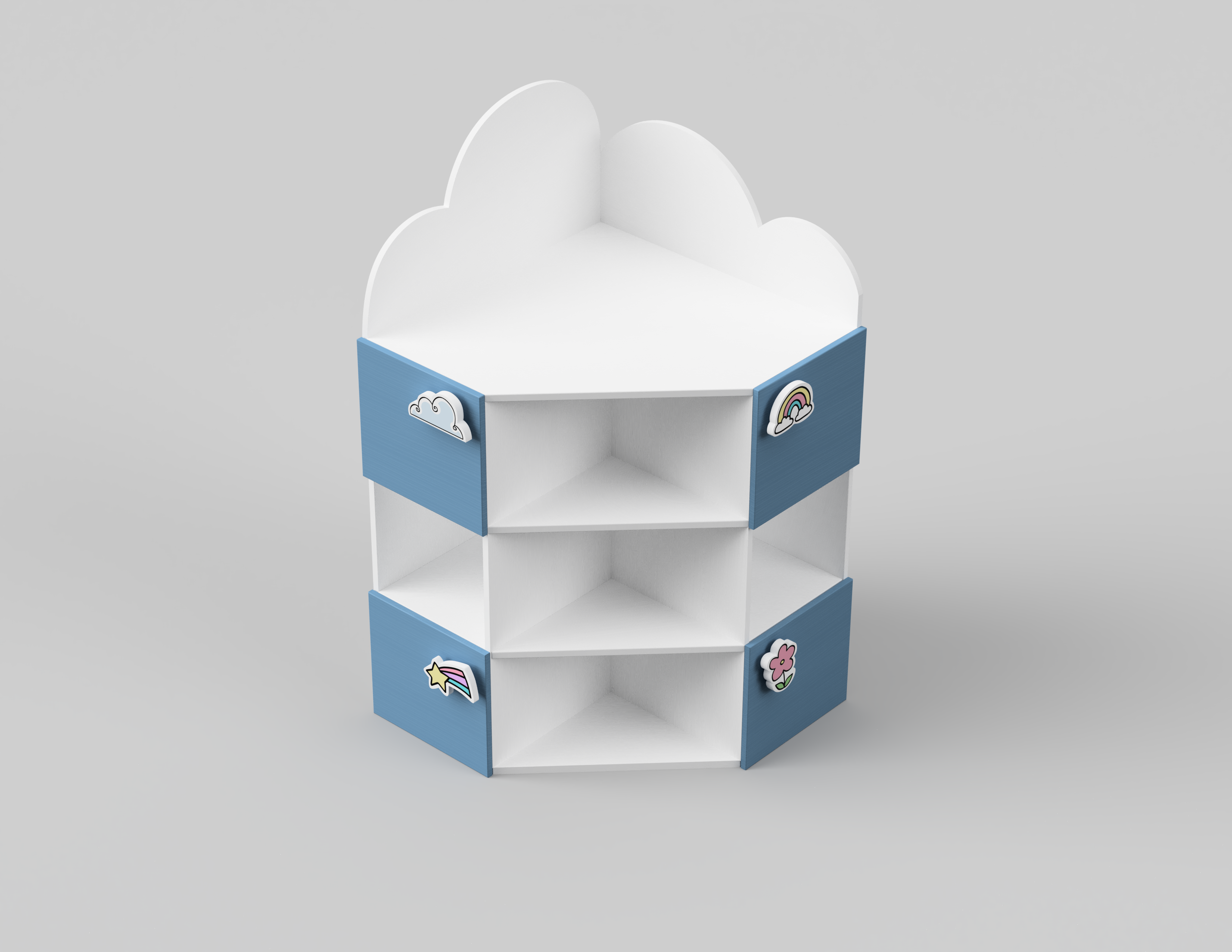 Cloudy Night Corner Storage