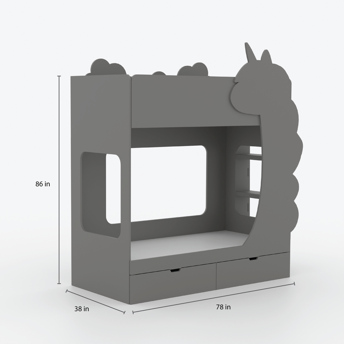 Uniocorn Bunk bed