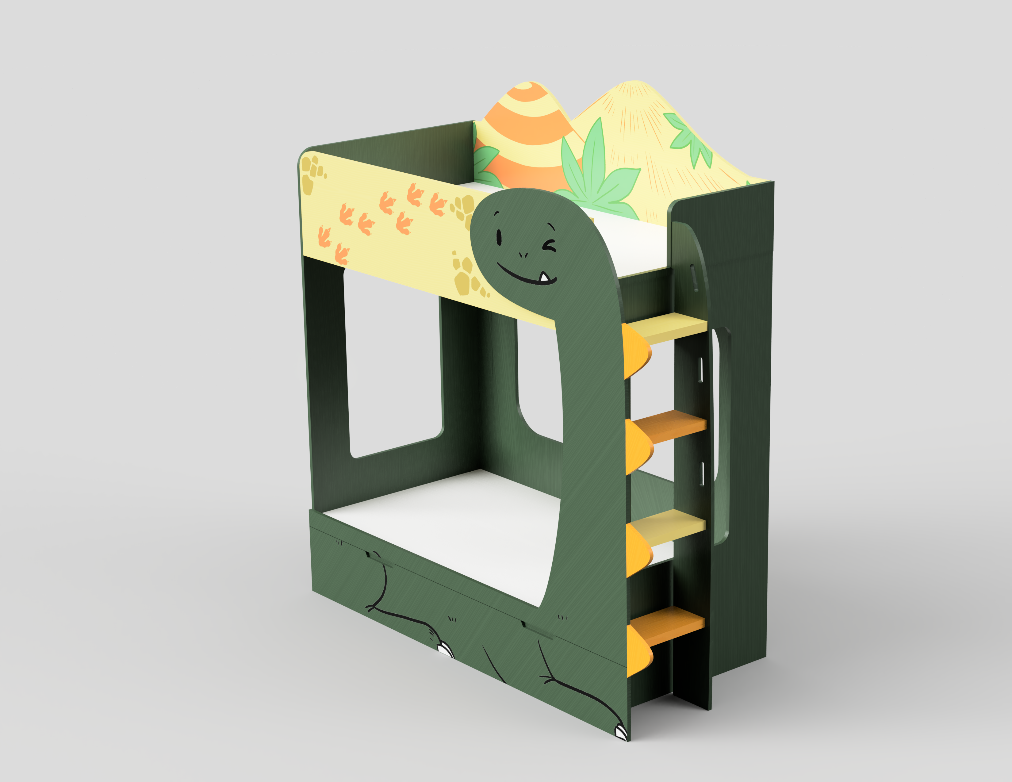 Dino Bunk Bed