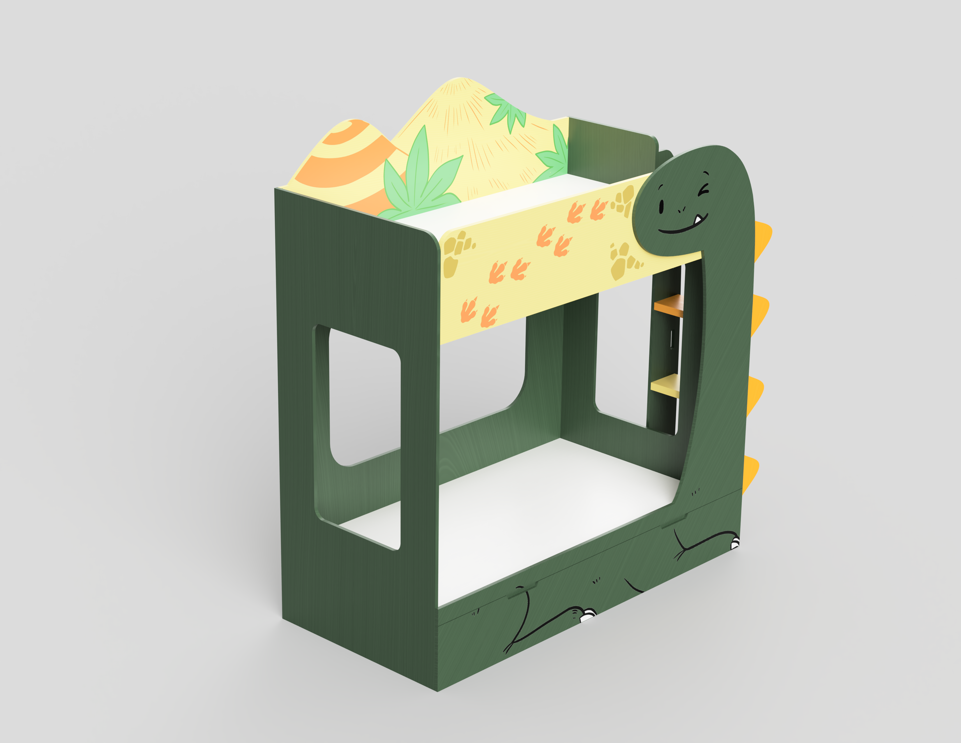 Dino Bunk Bed