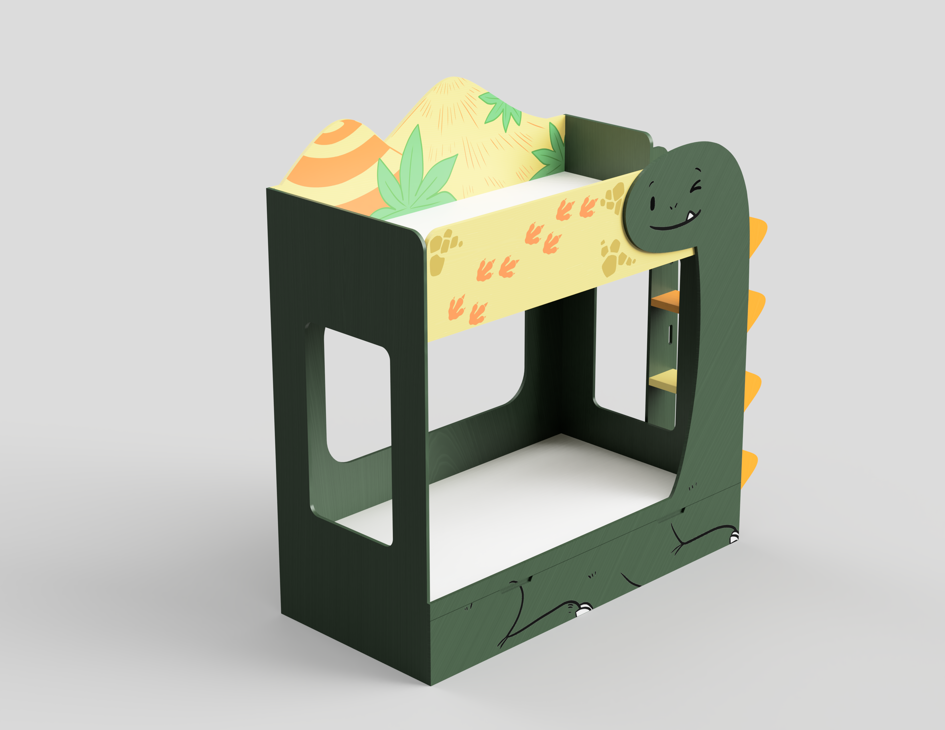 Dino Bunk Bed
