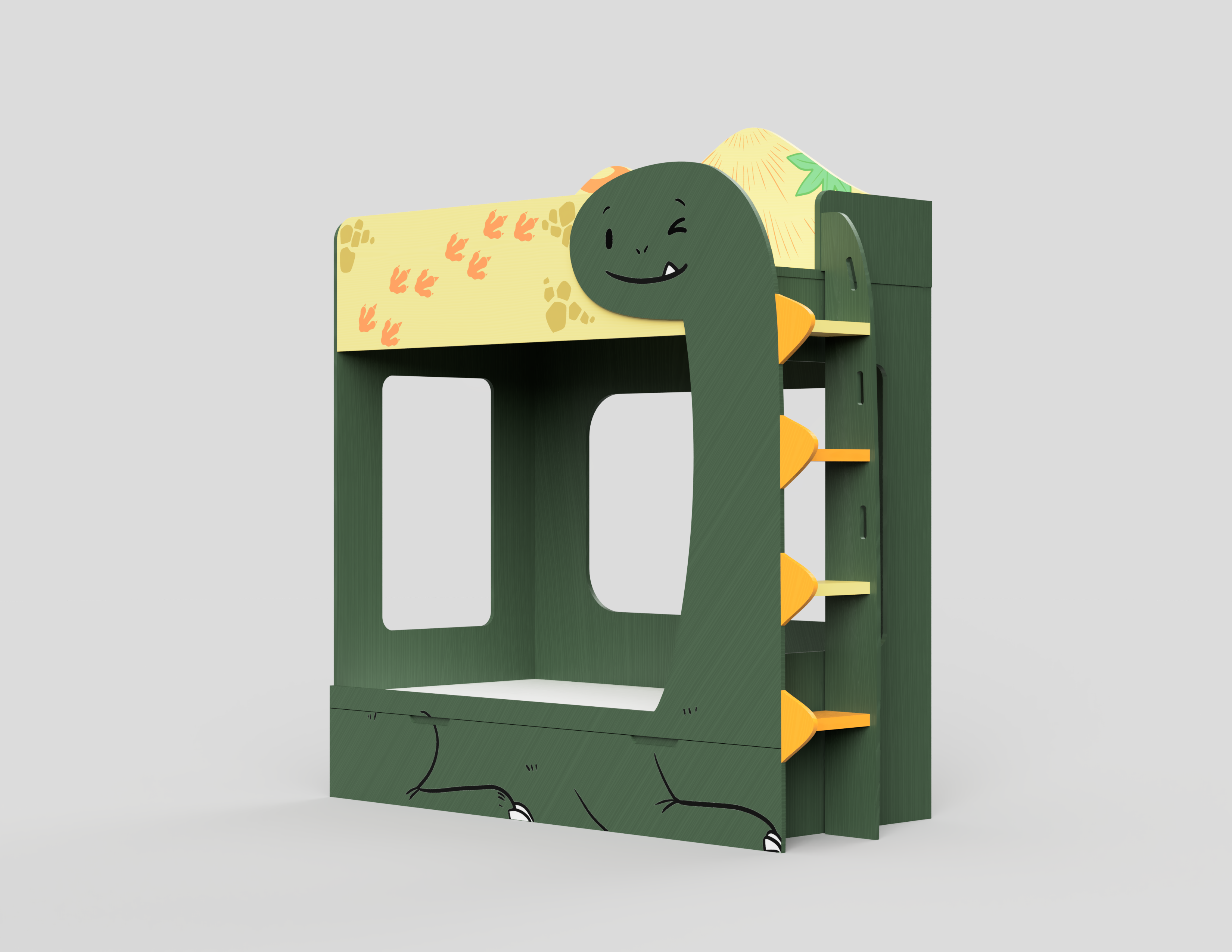 Dino Bunk Bed