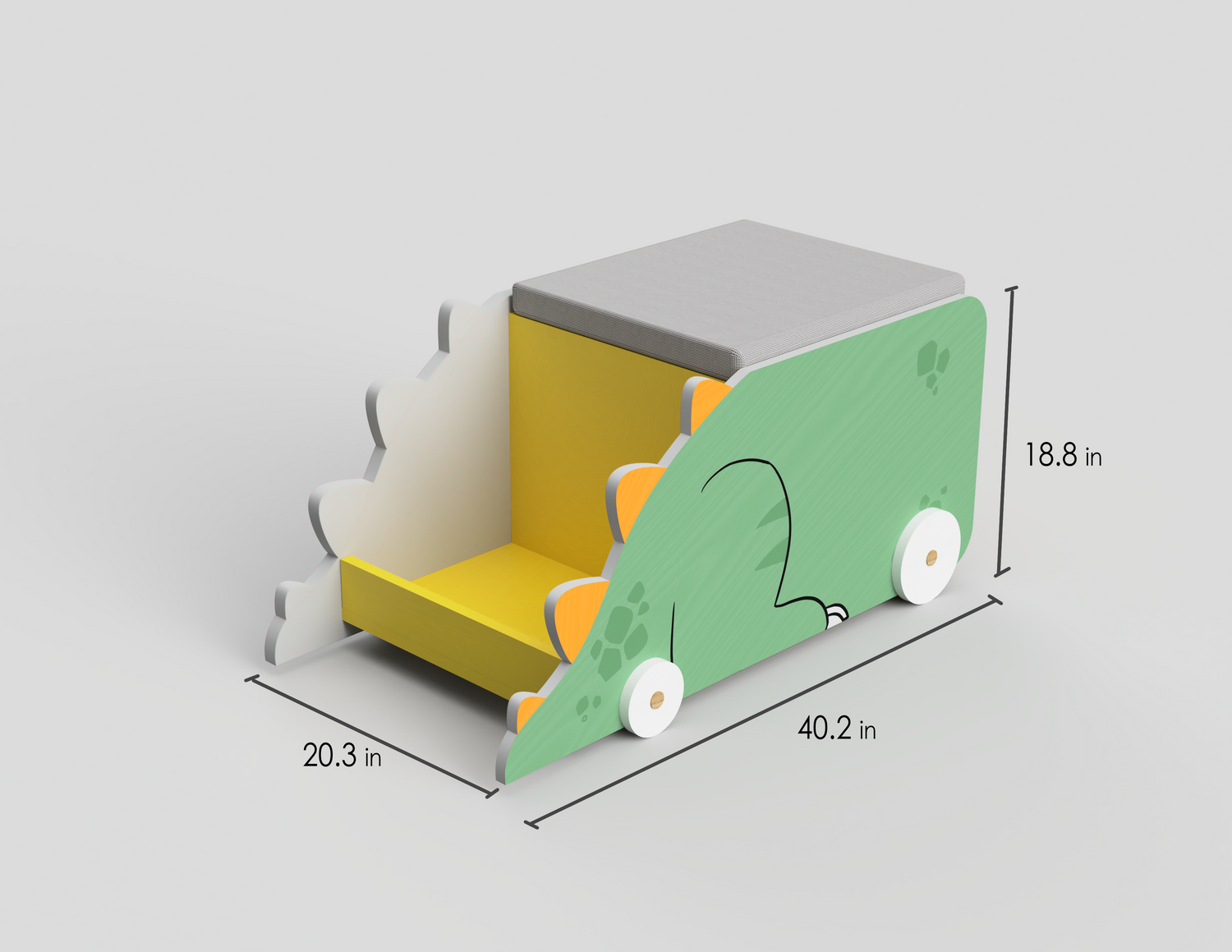 Dino Playground Toy Storage