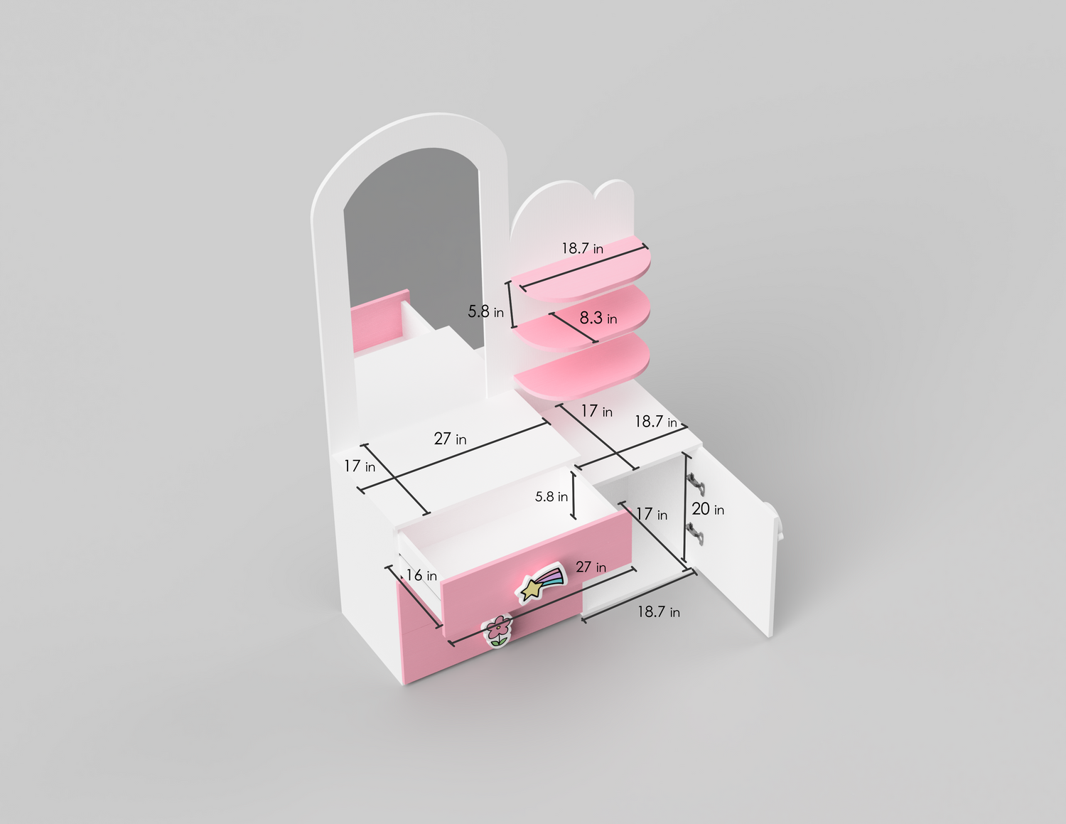 Bloom Dressing Table