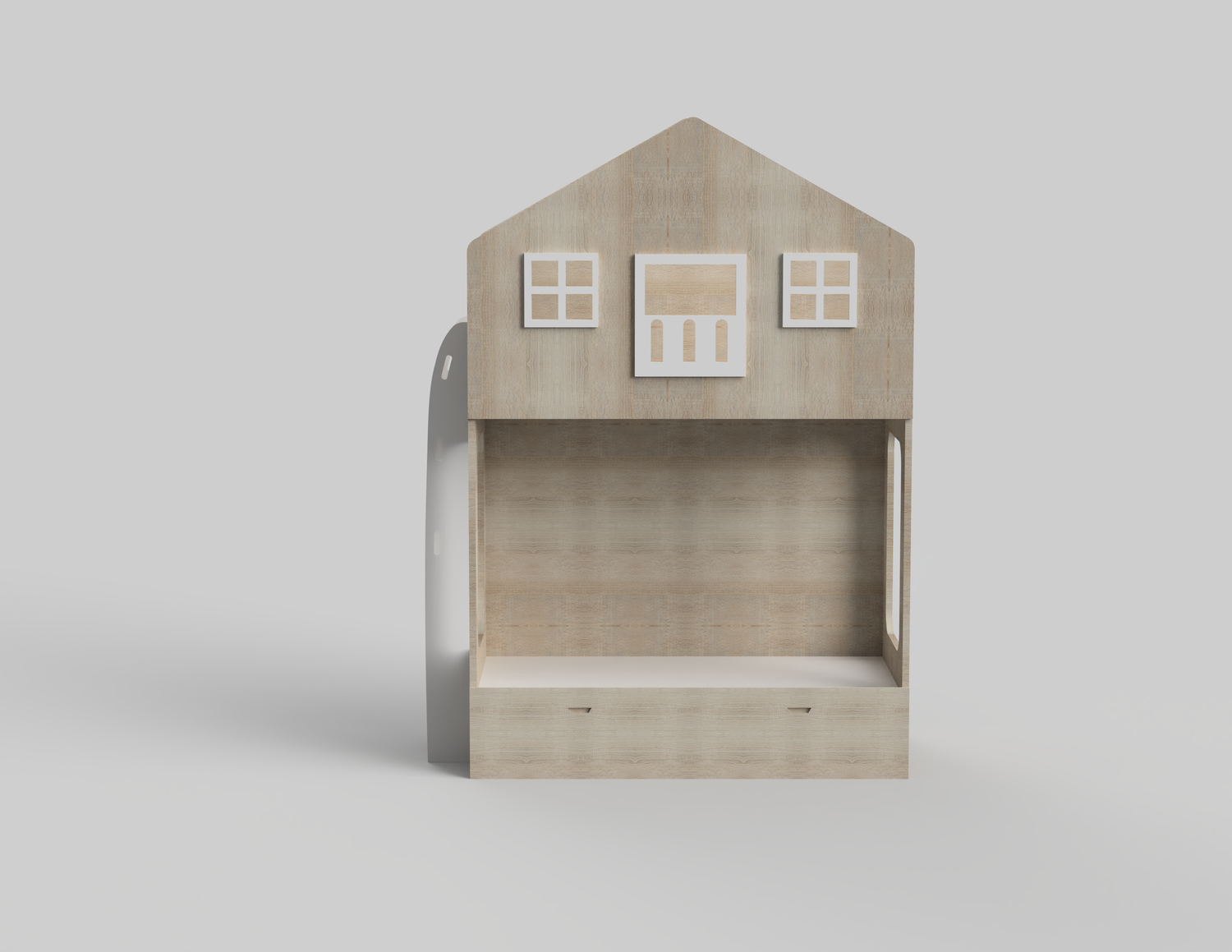 Play House Trundle Bunk Bed