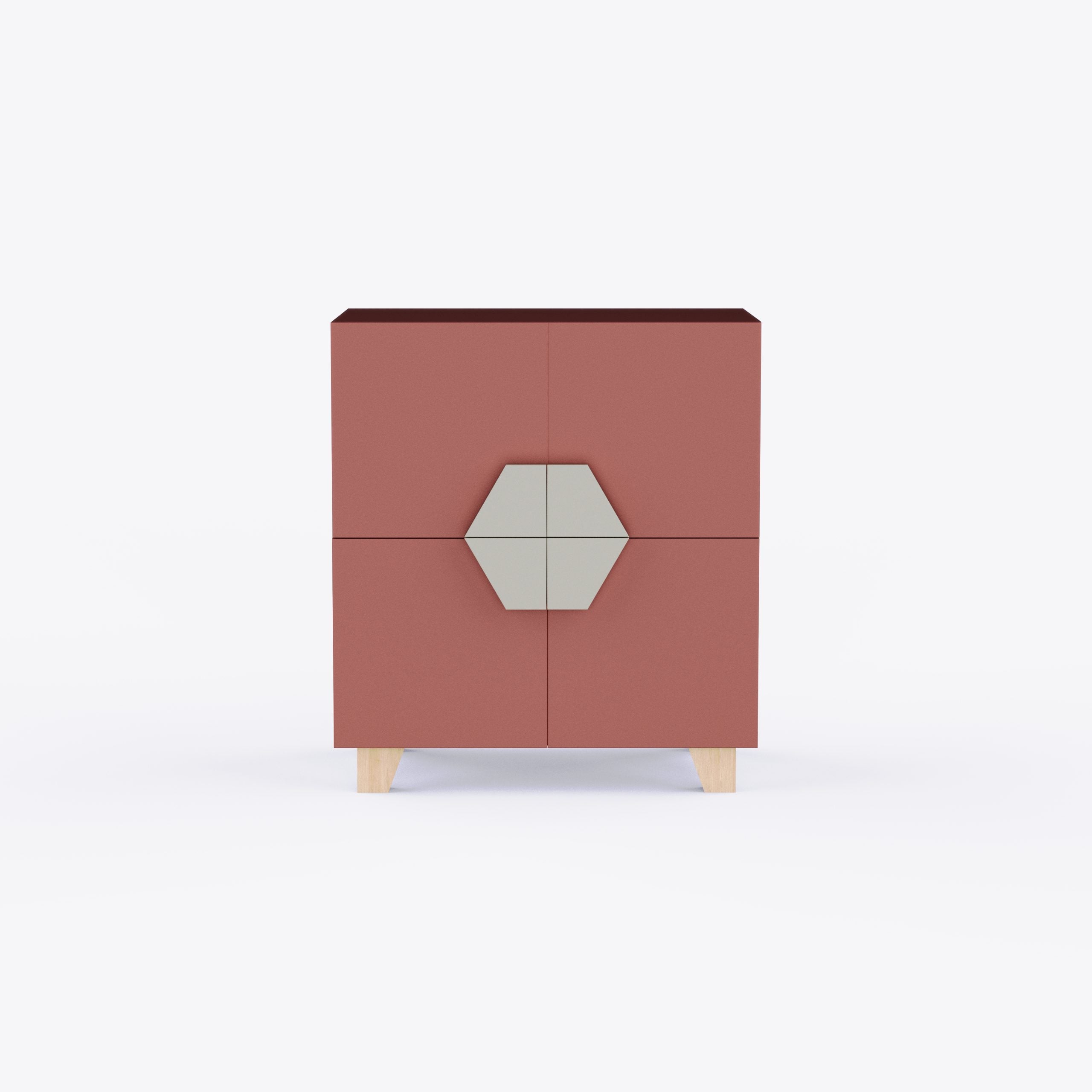 Knobby Bedside Table