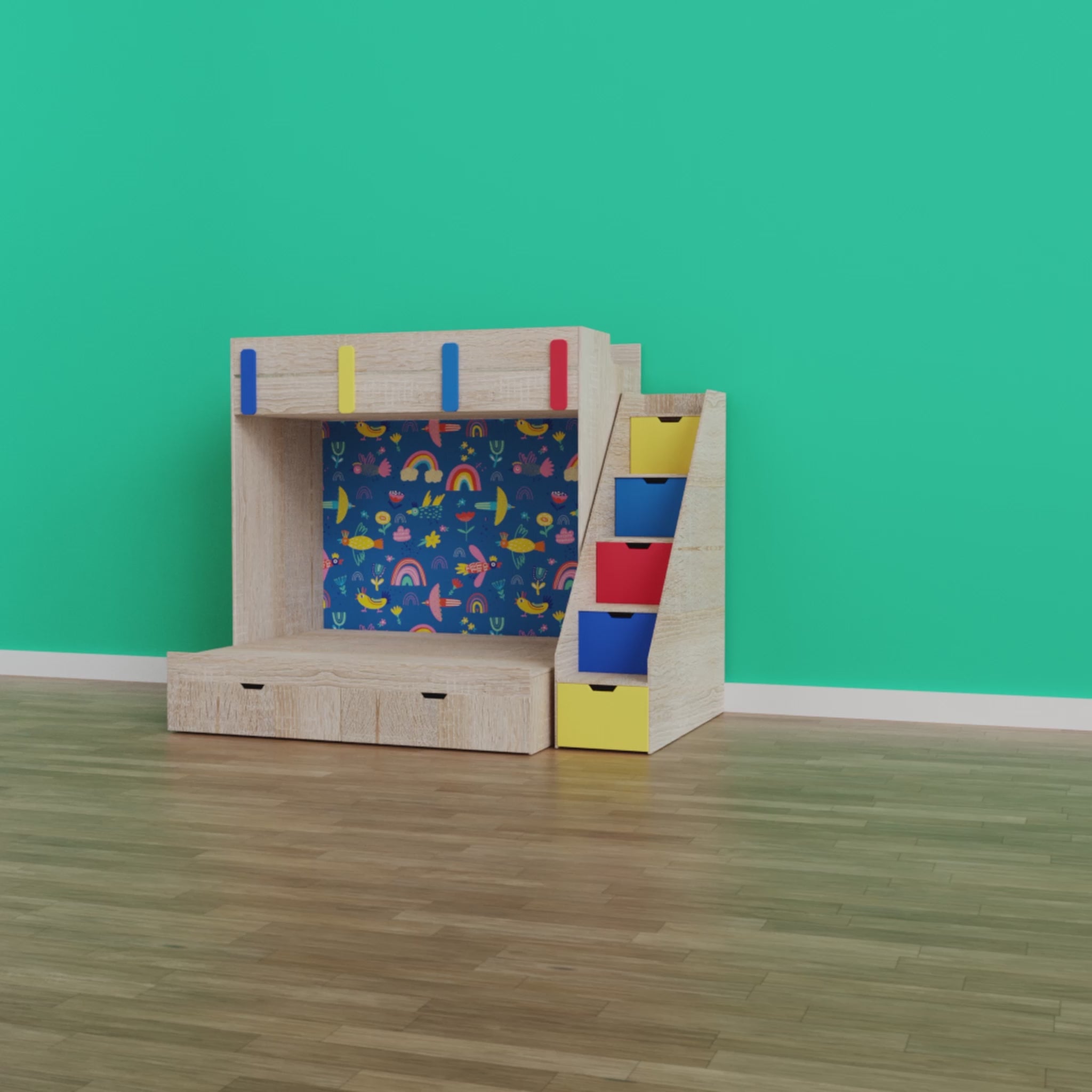 Pattern Dreams Bunk Bed