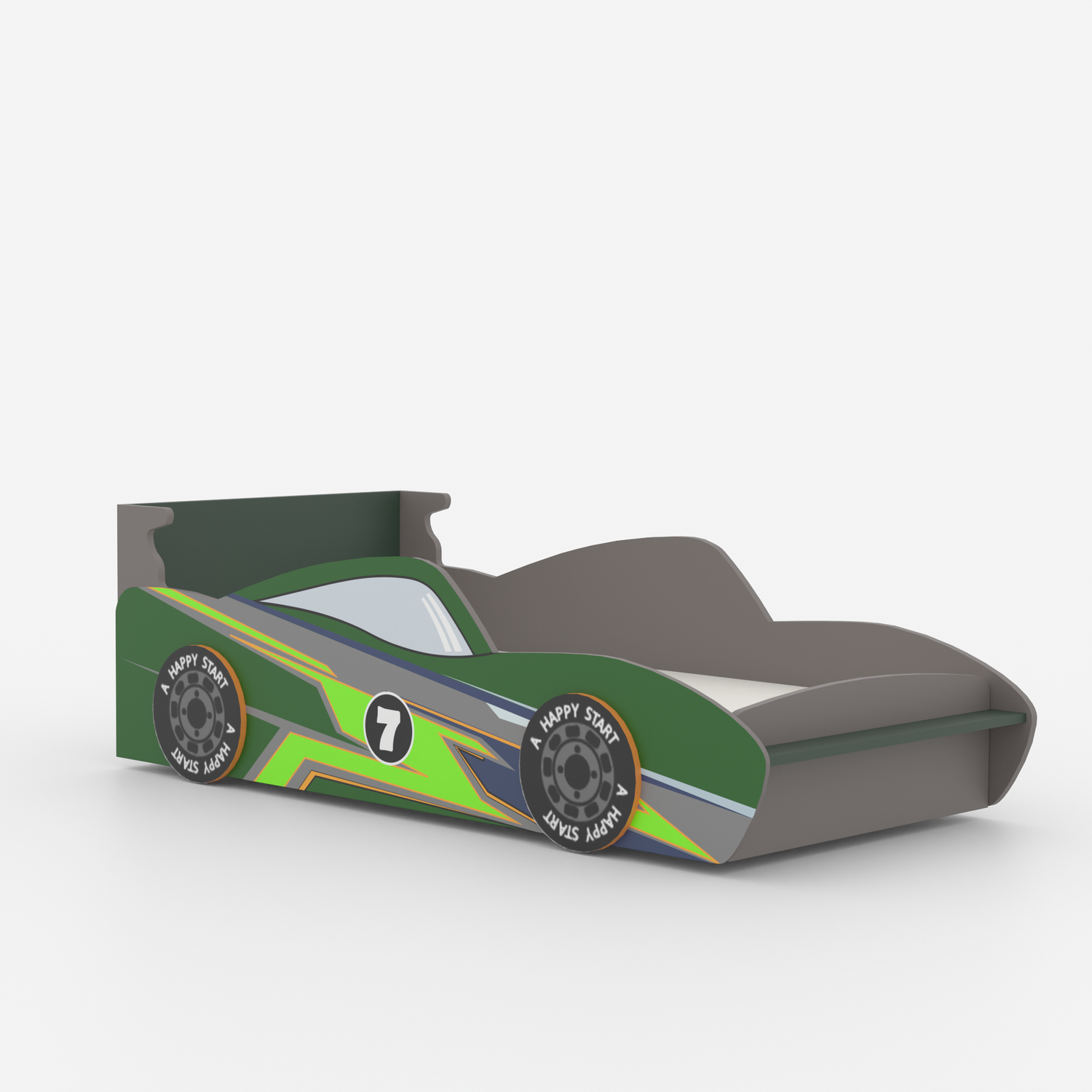 Lightning Bolt Racing Car Toddler Bed (DIY Installation)