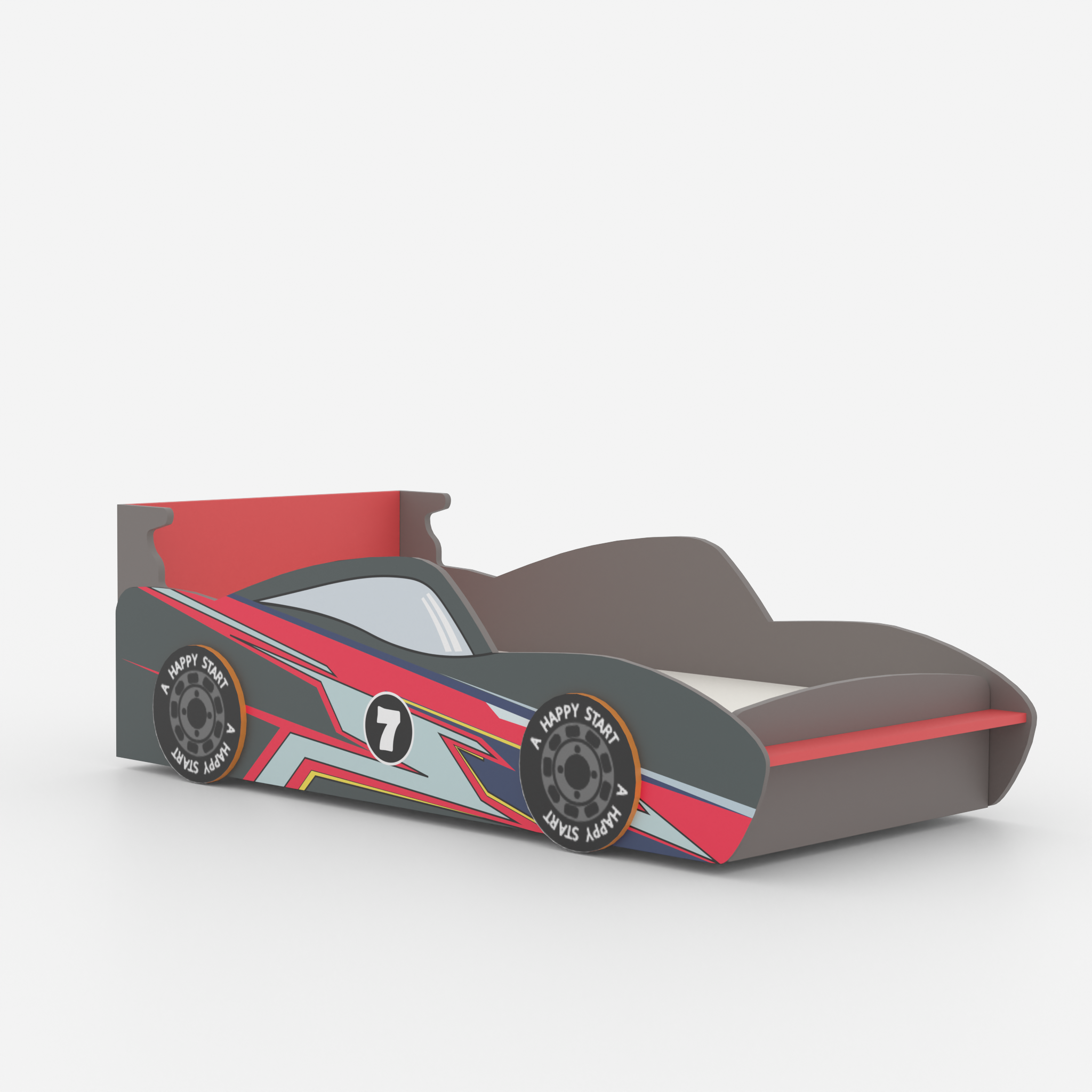 Lightning Bolt Racing Car Toddler Bed (DIY Installation)