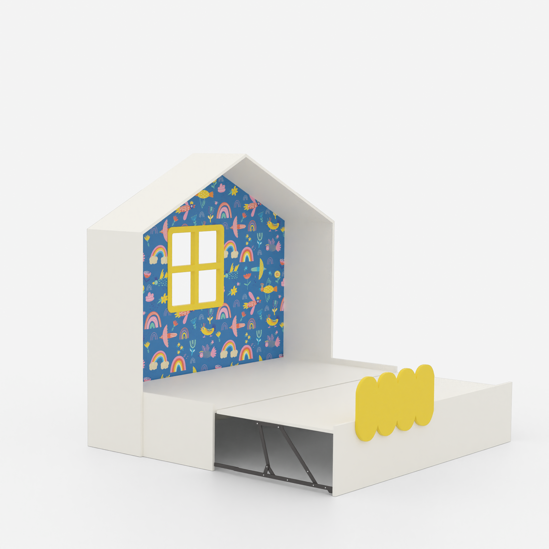 Little Hut Trundle Bed(Same Level)