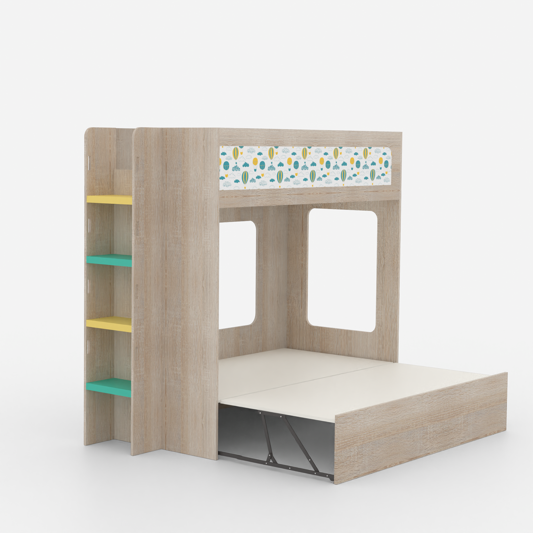Caravan Trundle Bunk Bed(Same Level)
