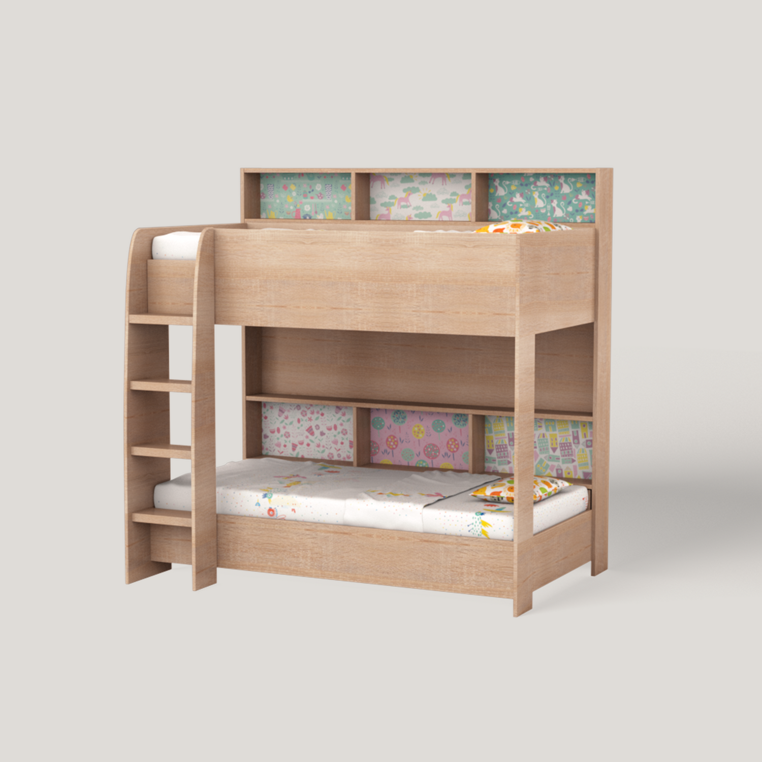 Rainbow Bunk Bed without Storage