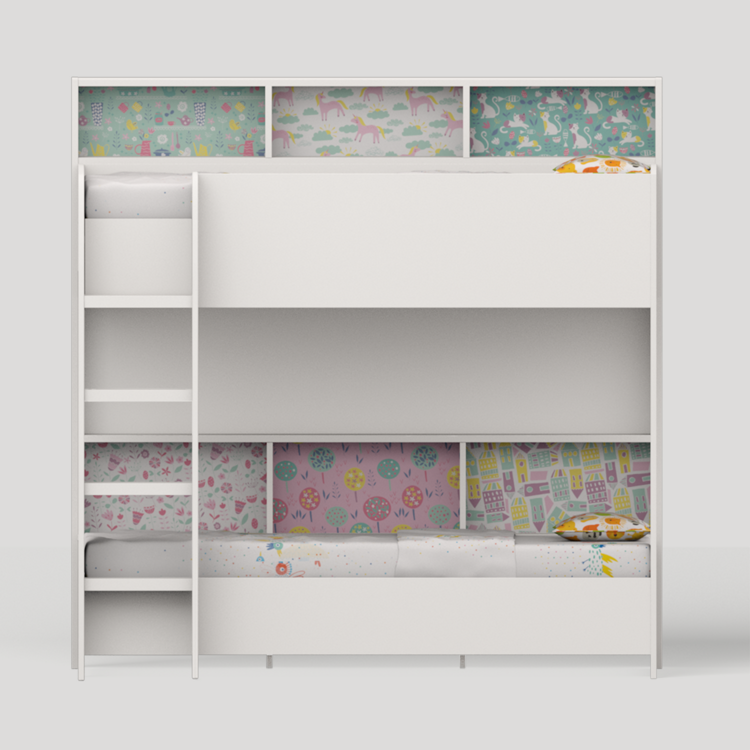 Rainbow Bunk Bed without Storage