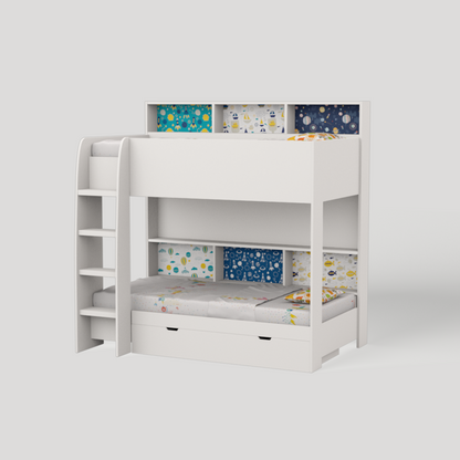Rainbow Bunk Bed with Storage