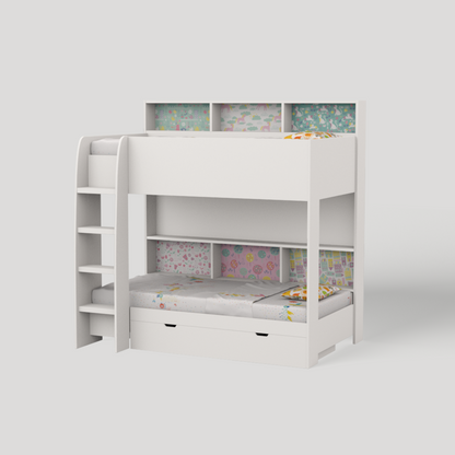 Rainbow Bunk Bed with Storage