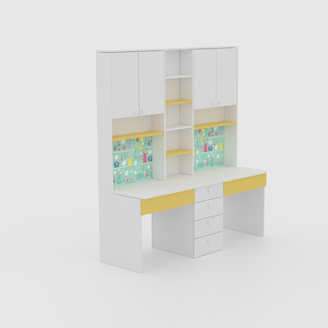 Duo Doodle Desk Study Table