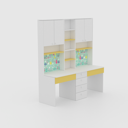 Duo Doodle Desk Study Table