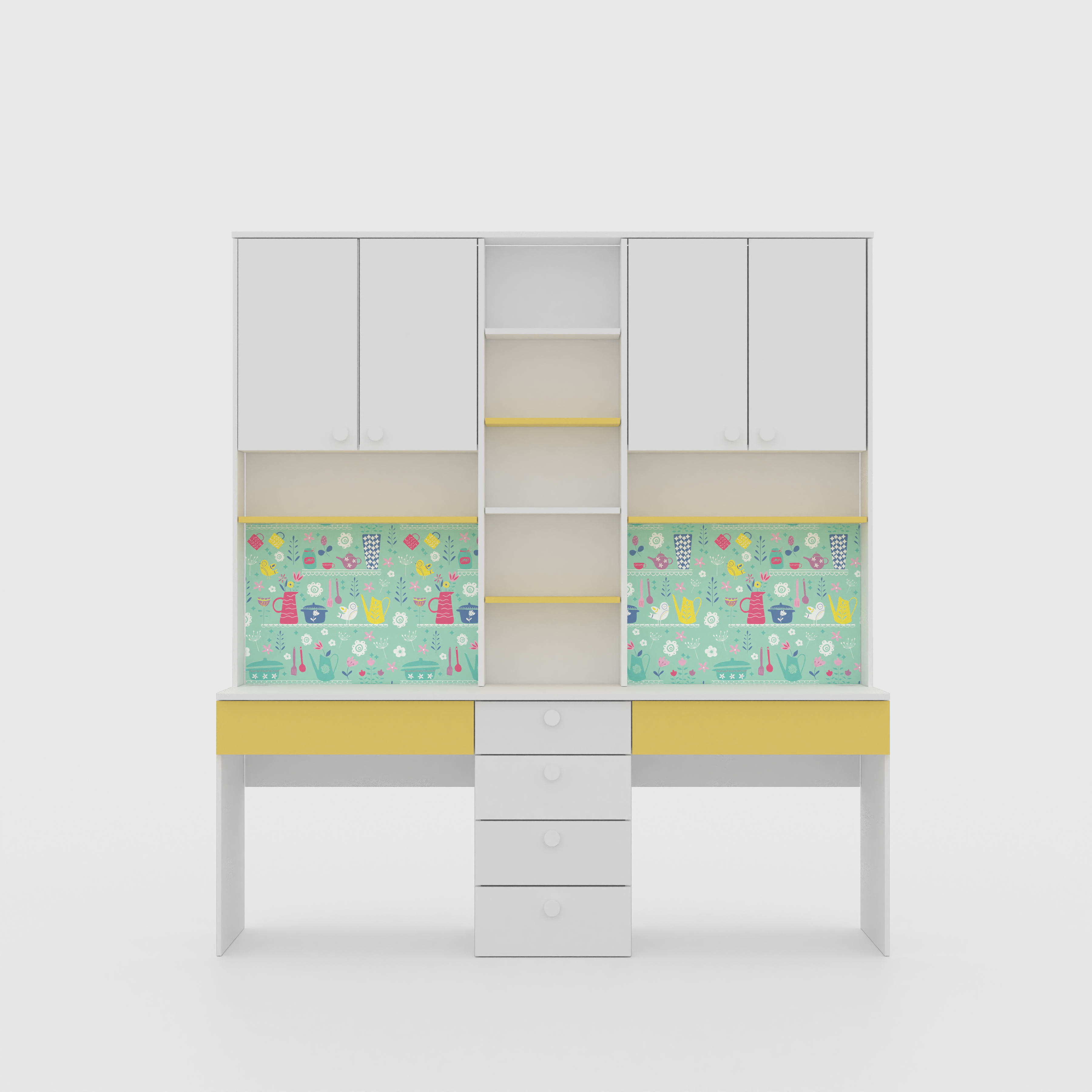 Duo Doodle Desk Study Table