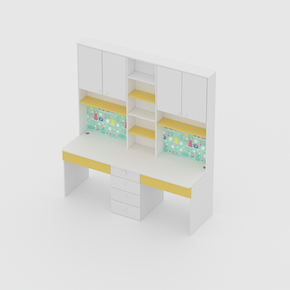 Duo Doodle Desk Study Table