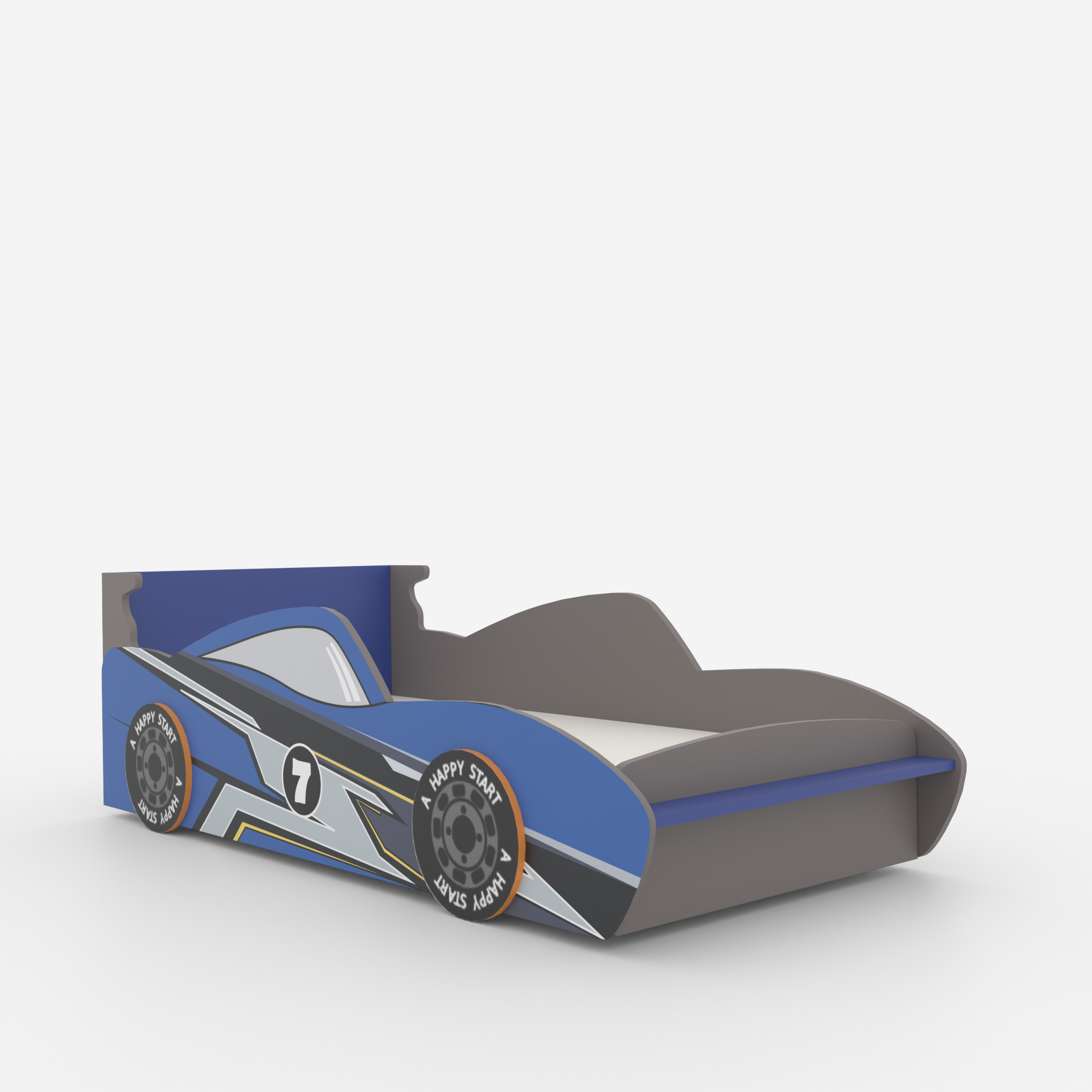 Lightning Bolt Racing Car Toddler Bed (DIY Installation)