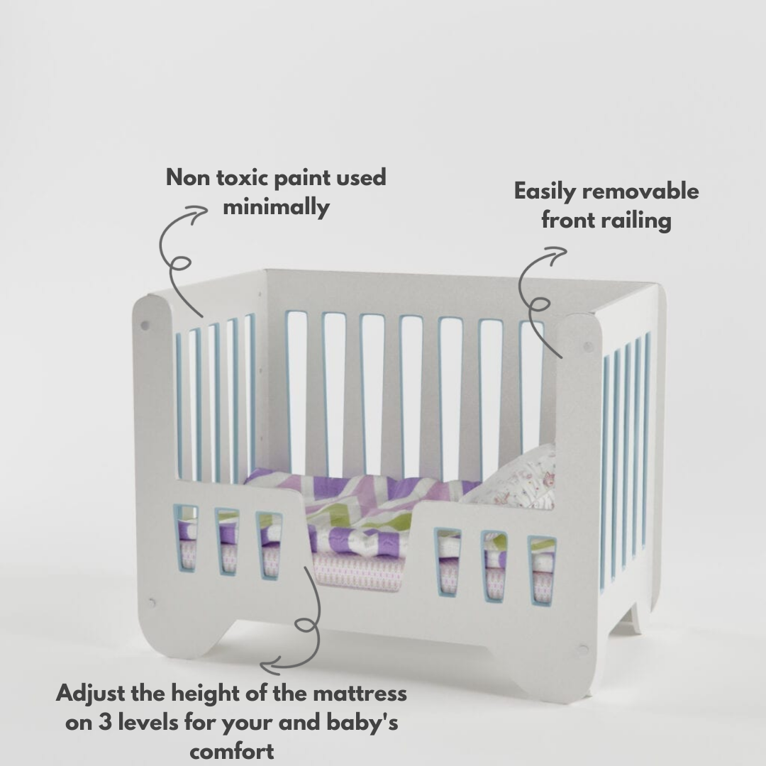 Joy Crib with/without Daybed Railing