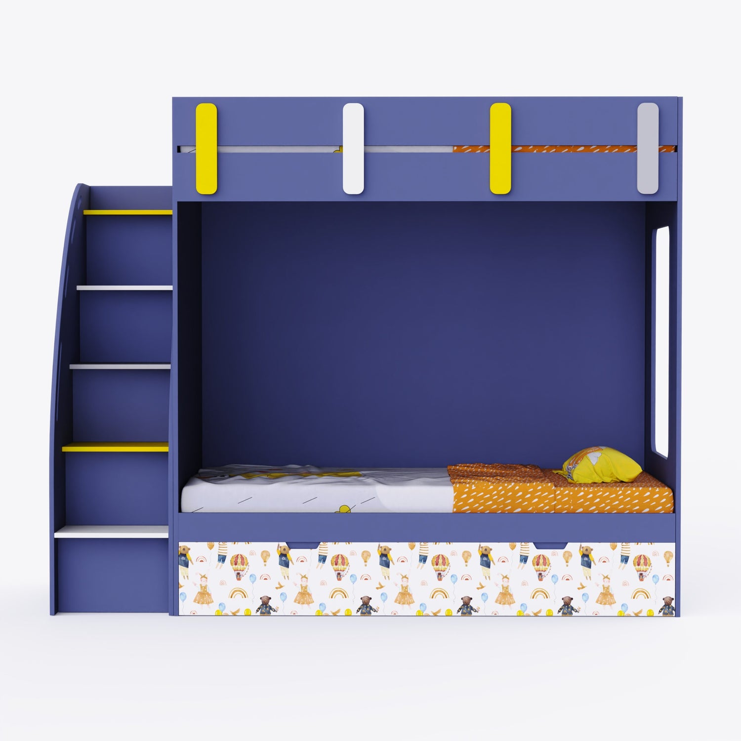 Pinwheels Trundle Bunk Bed