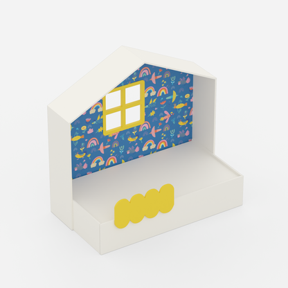 Little Hut Trundle Bed(Same Level)