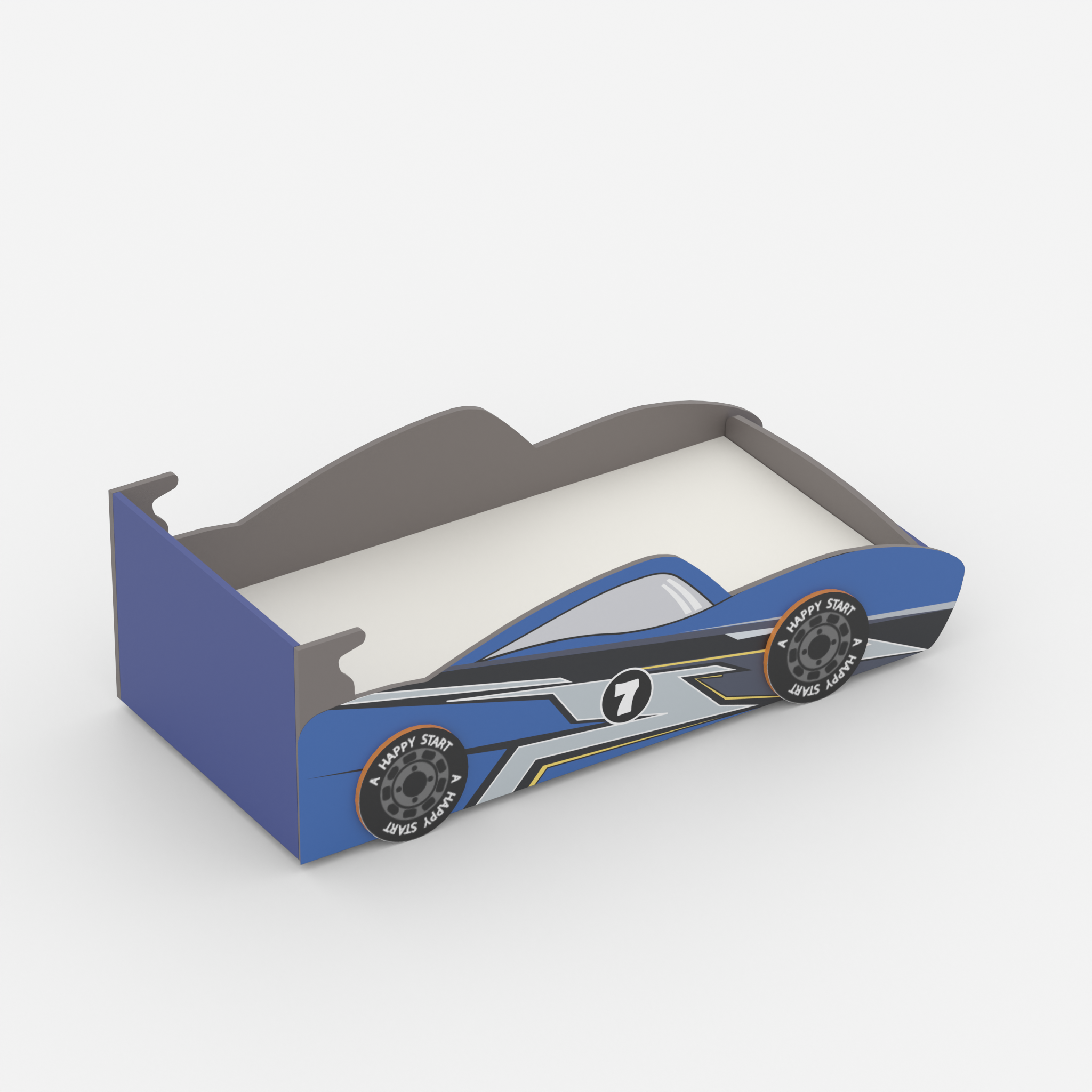 Lightning Bolt Racing Car Toddler Bed (DIY Installation)