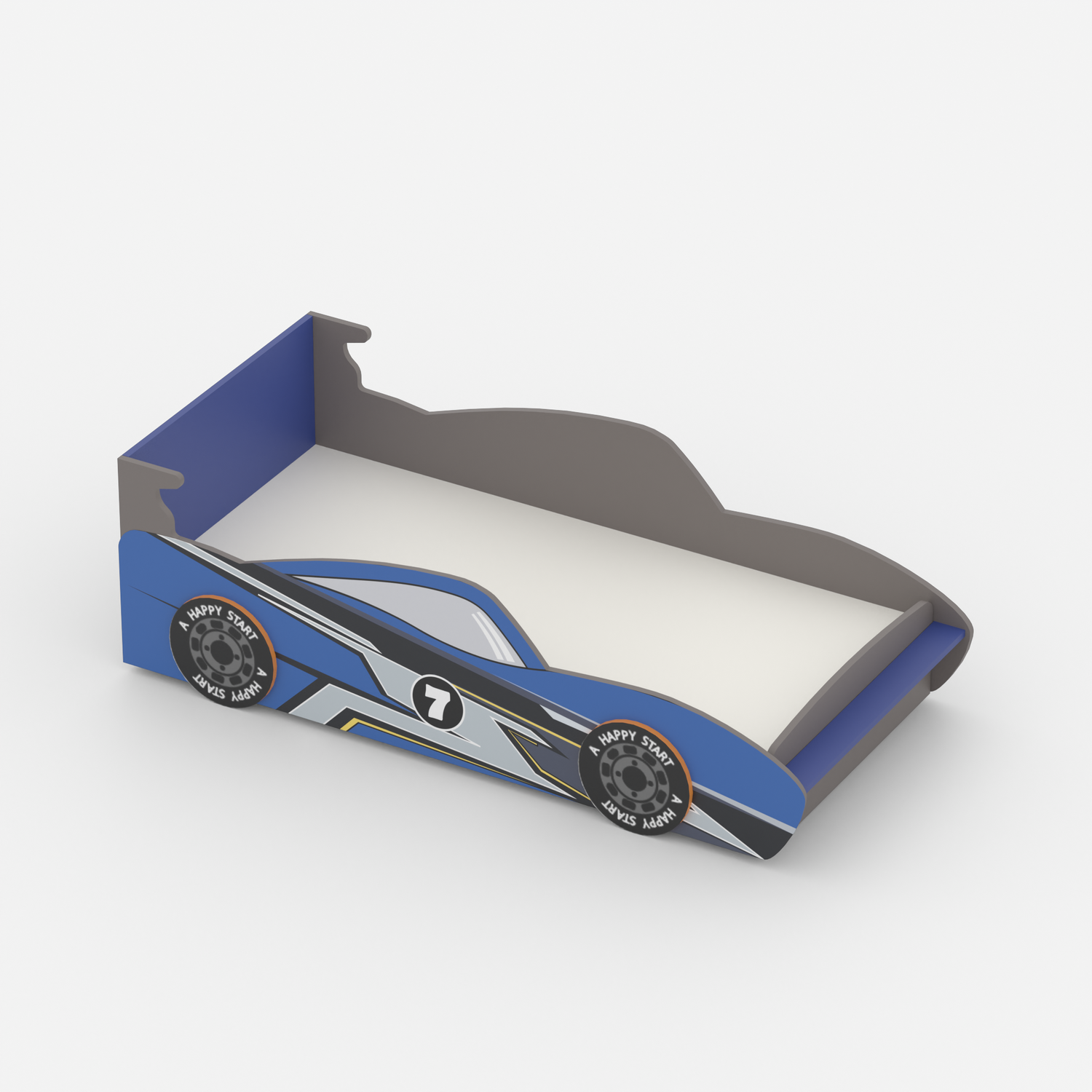 Lightning Bolt Racing Car Toddler Bed (DIY Installation)