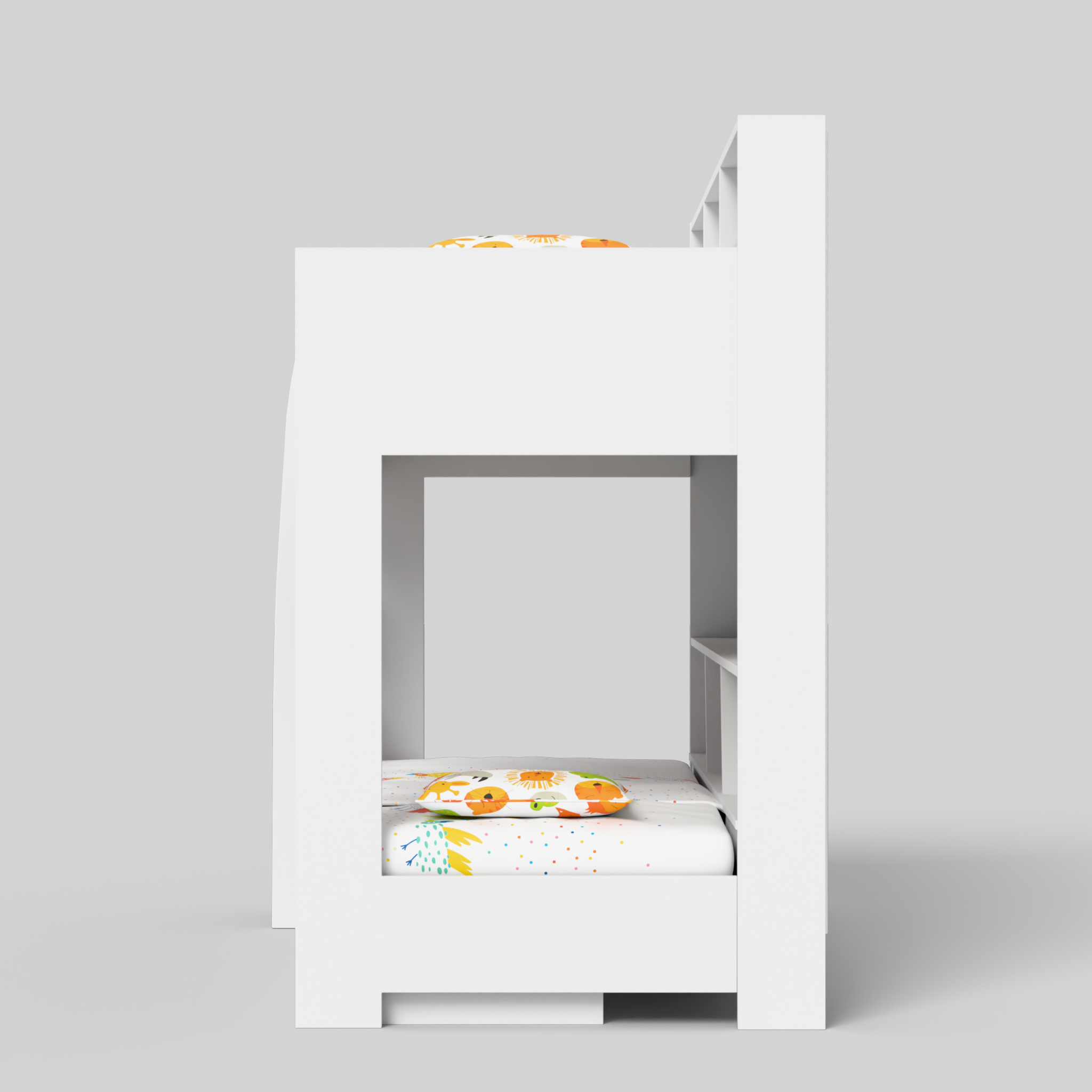 Rainbow Bunk Bed with Storage