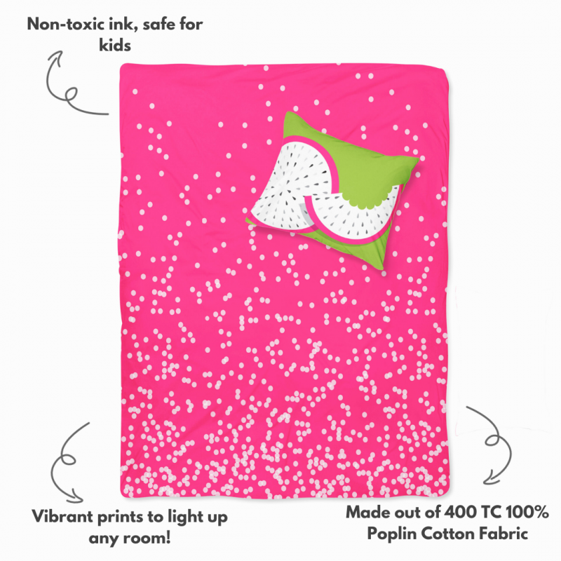 Fruit Salad- Set of Bedsheet & Pillow cover