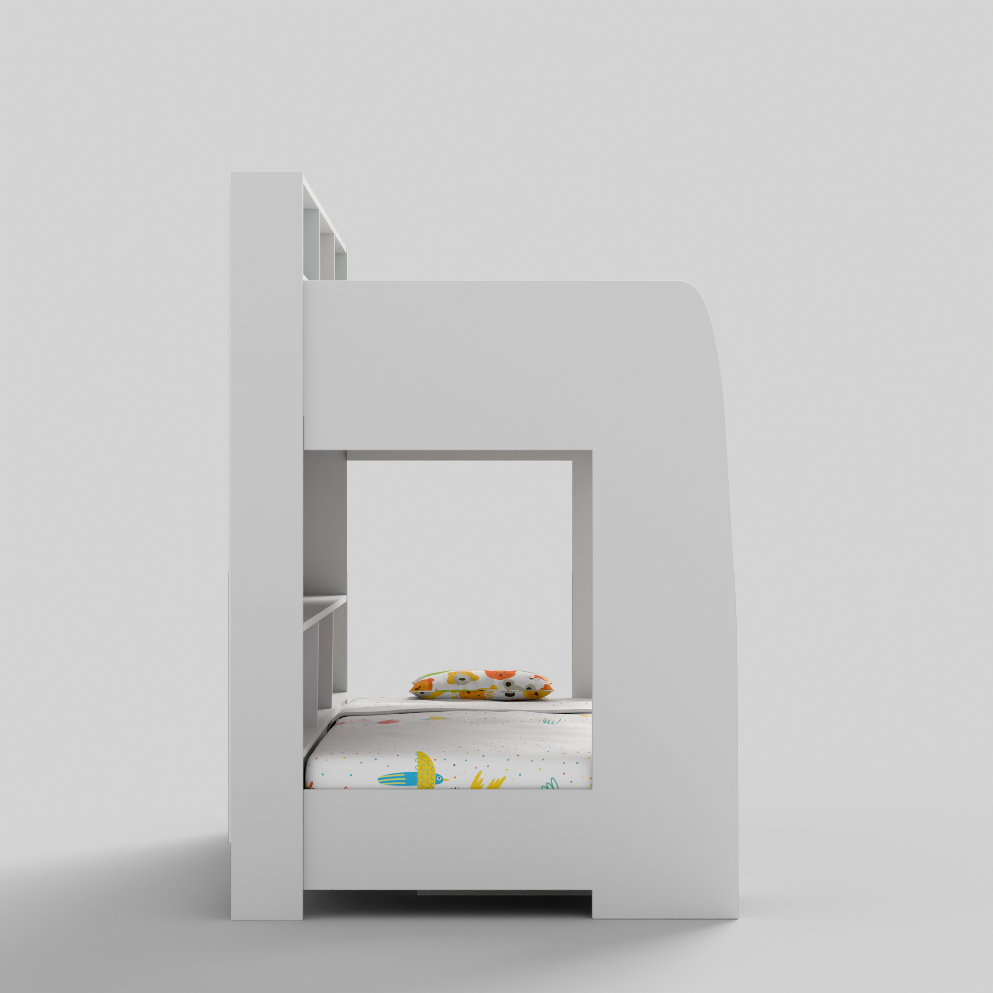 Rainbow Bunk Bed with Storage