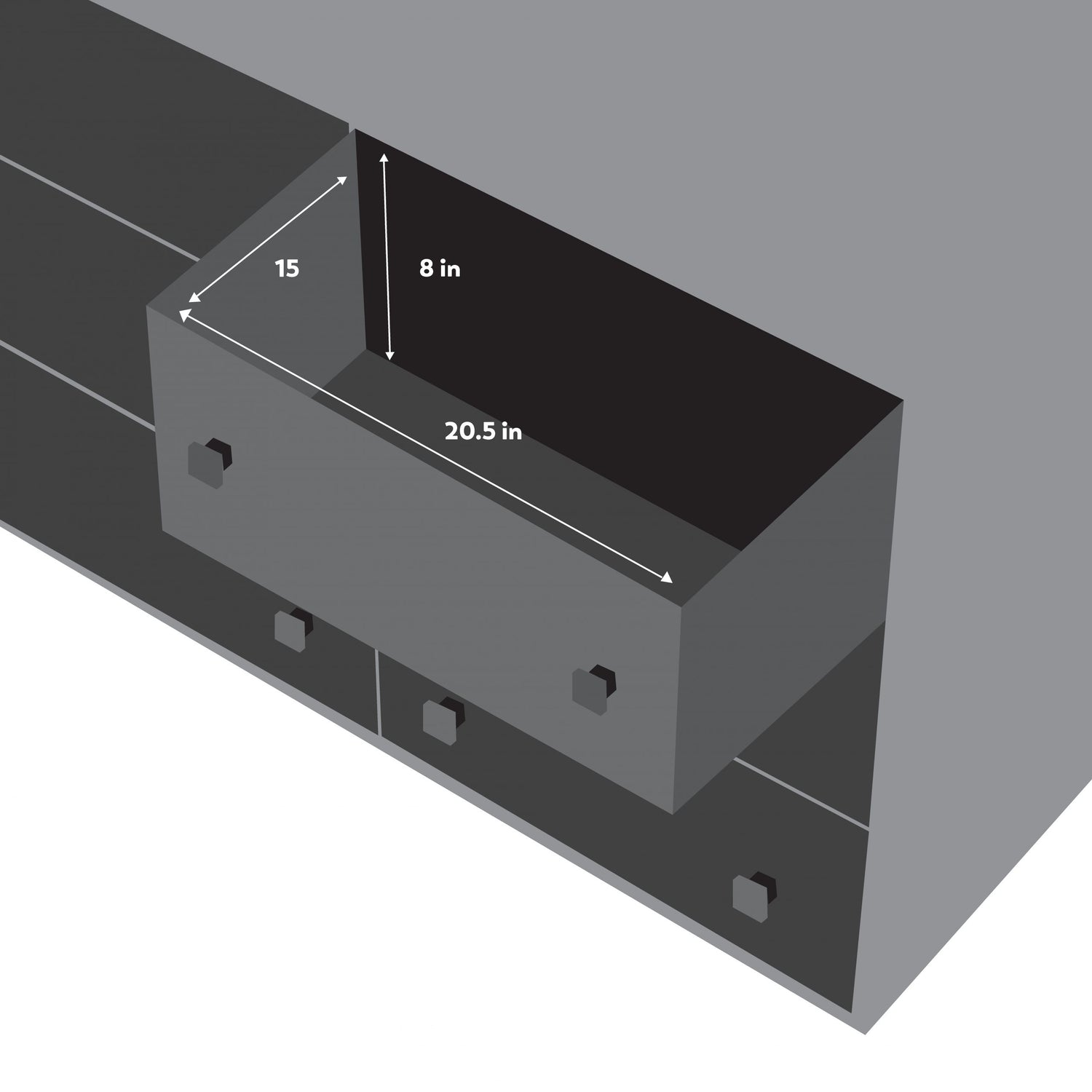 Bunk Box Chest of Drawer Cabinet