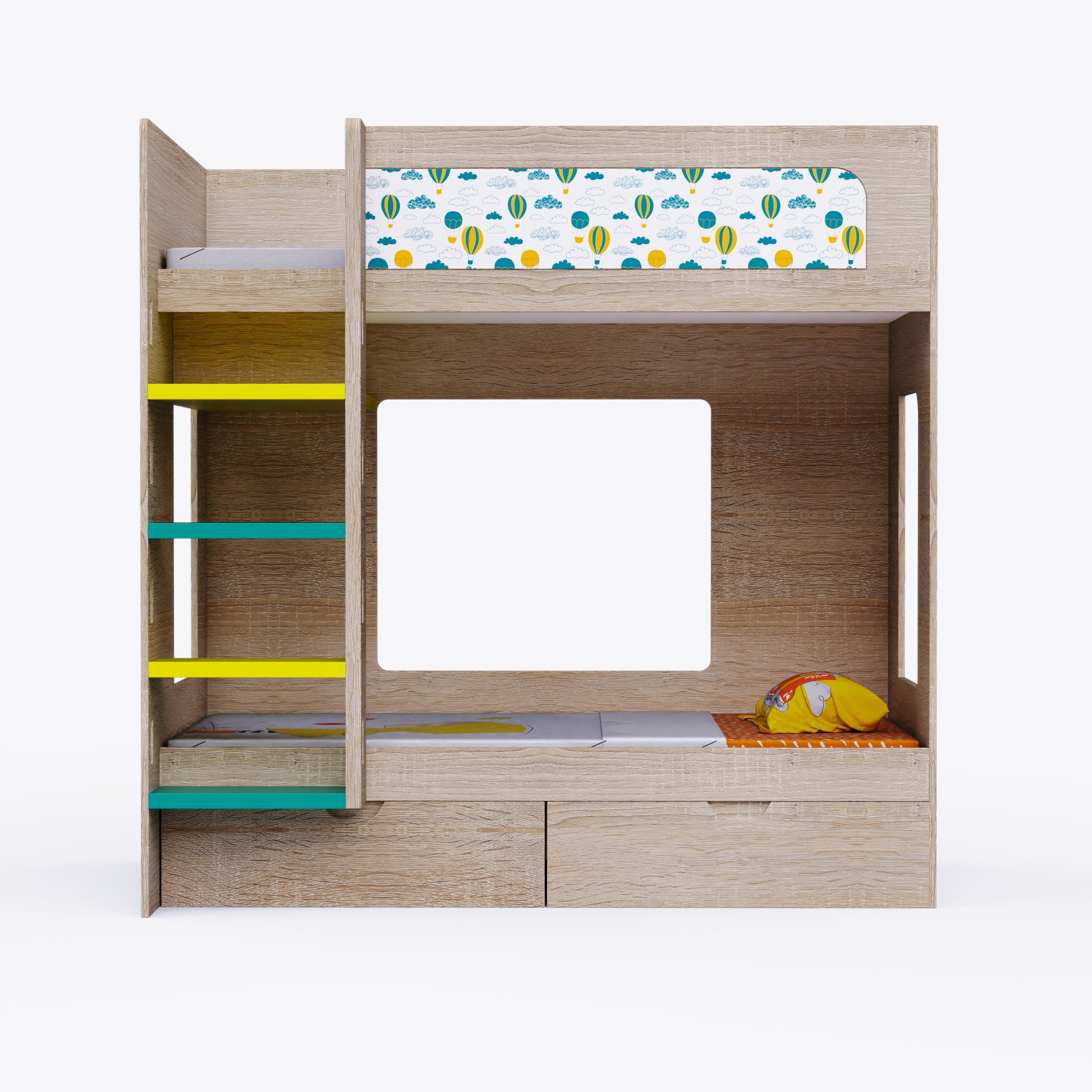 Caravan Bunk Bed With Storage