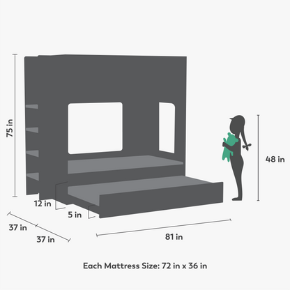 Caravan Trundle Bunk Bed
