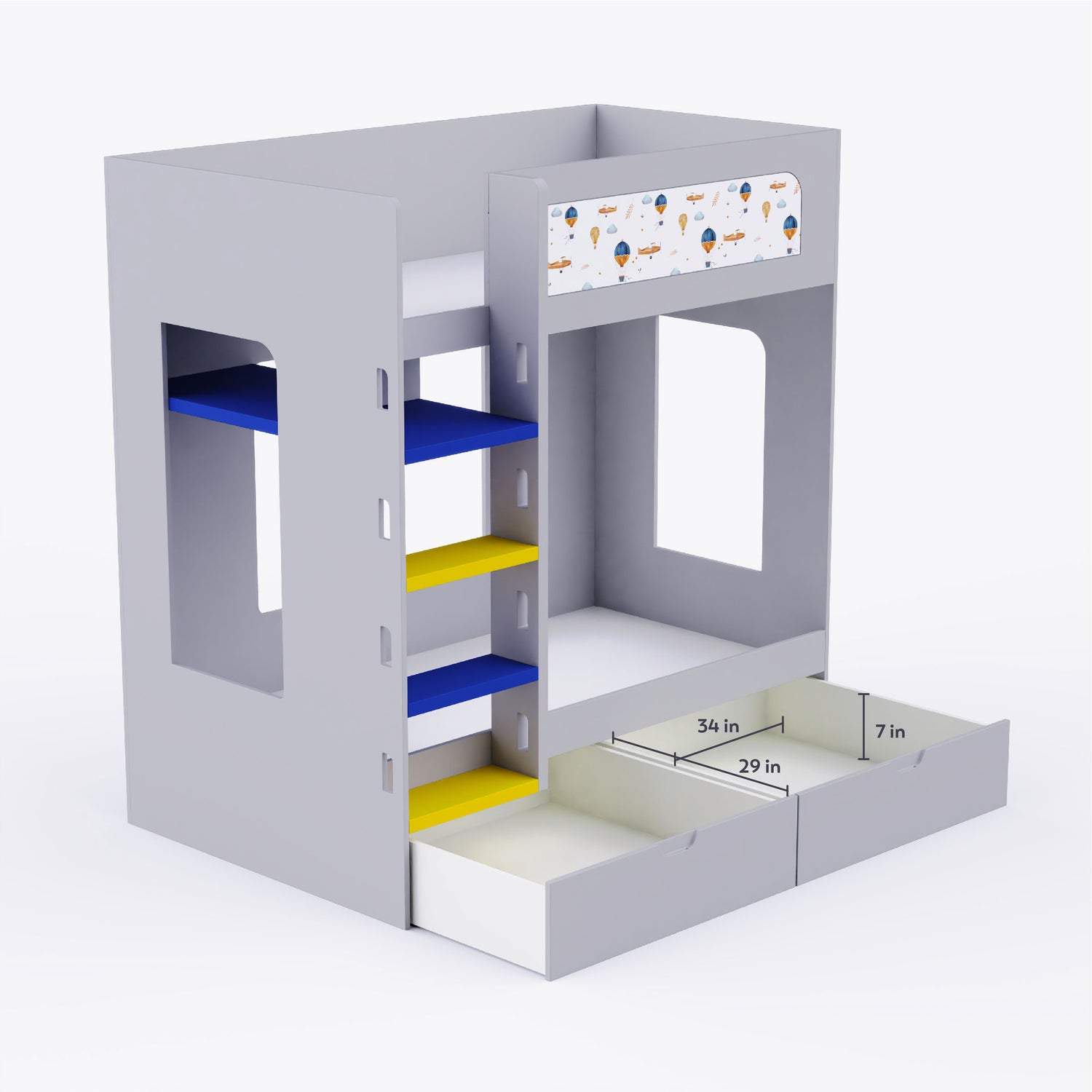 Caravan Bunk Bed With Storage