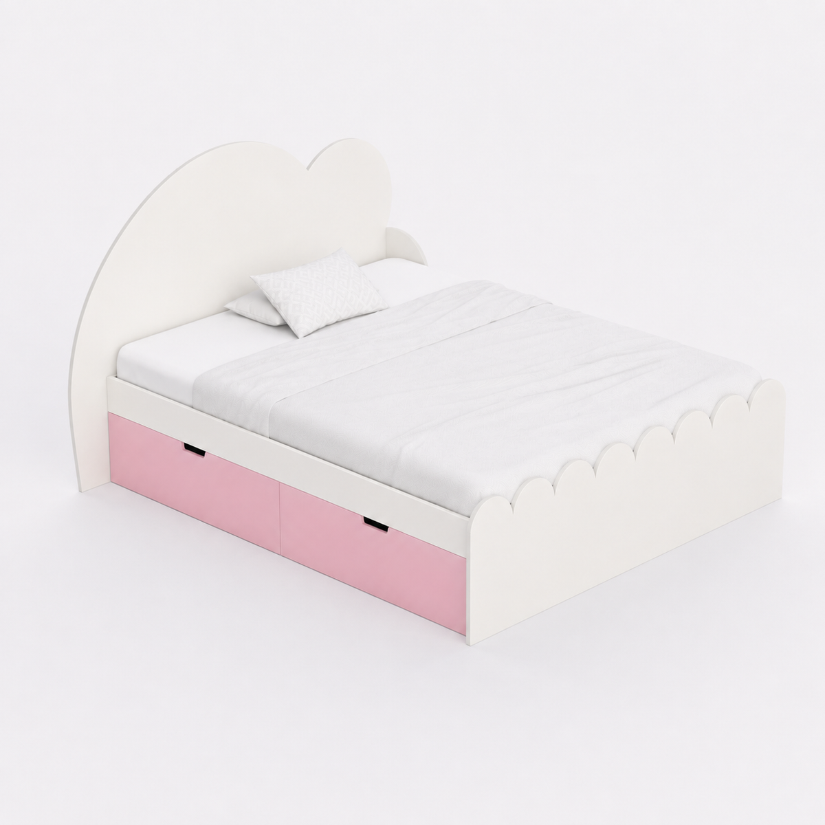 Cloud Tails Double Bed