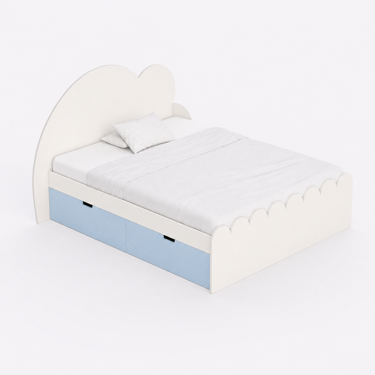 Cloud Tails Double Bed