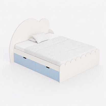 Cloud Tails Double Bed