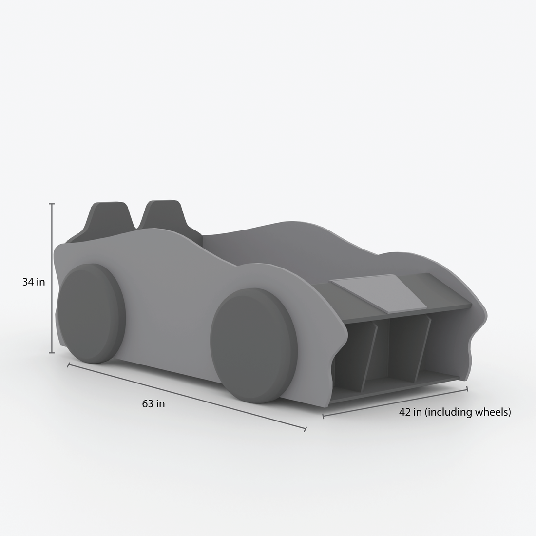 Flash Racer Car Toddler Bed