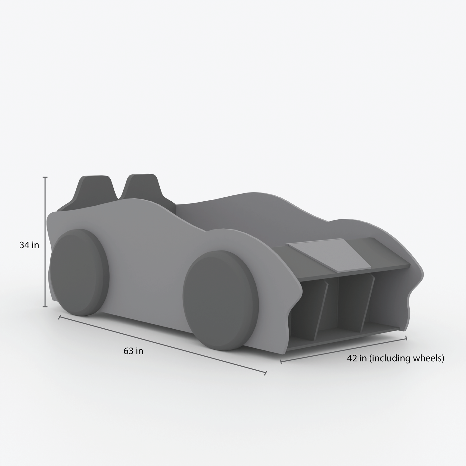 Flash Racer Car Toddler Bed