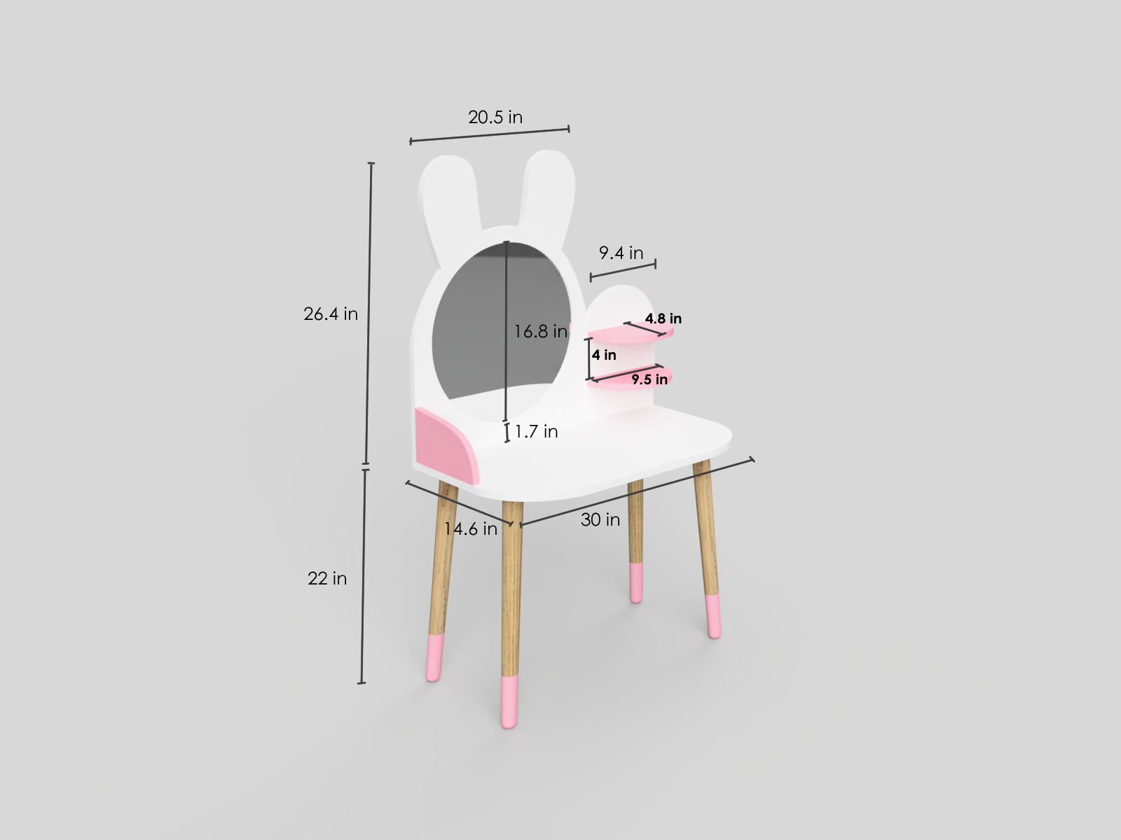 Bunny Dressing Table