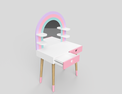 Rainbow Razzle Dressing Table